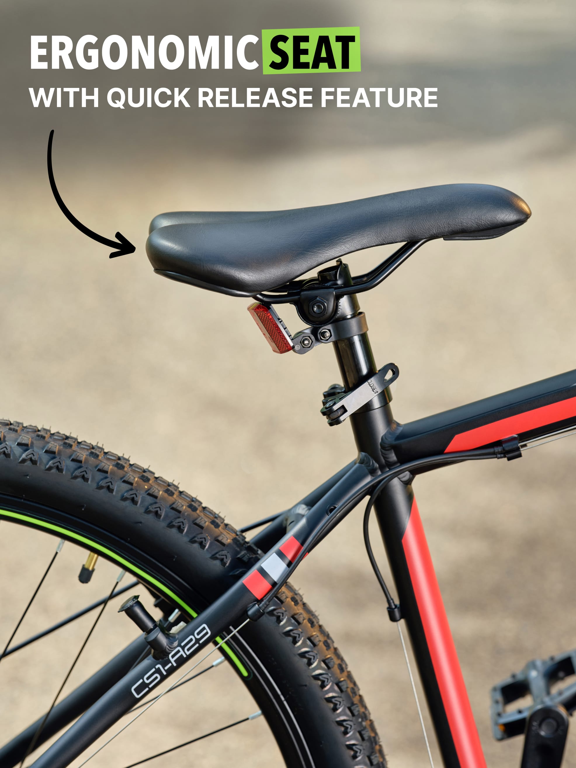 Kara Alloy 21 Speed Shimano Gear 29 inch Mountain Cycle, Dual Disc Brake, Front Suspension, Double Wall Rim Black, Free Trainer Sessions, Cycling Event