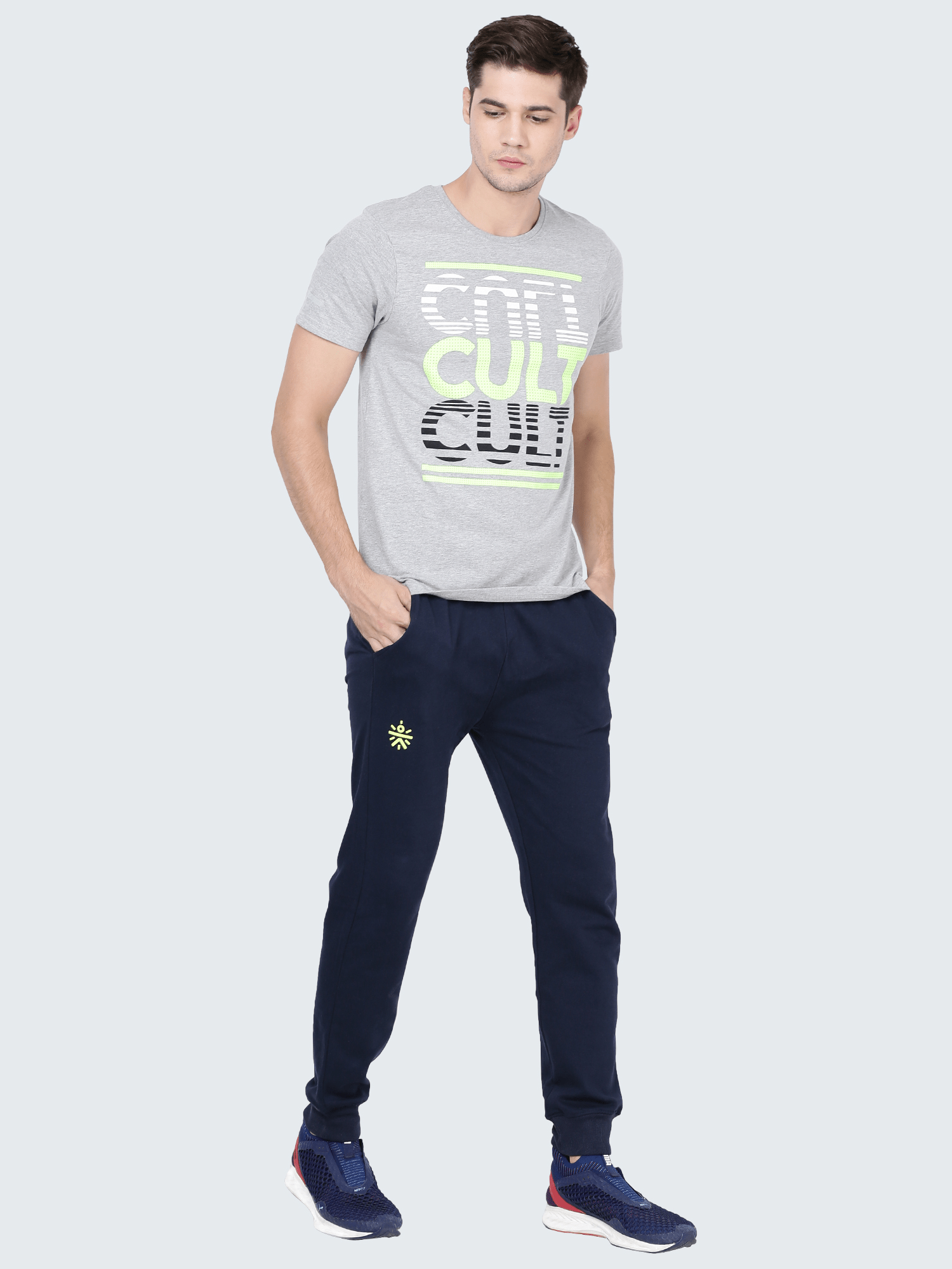 Signature CULT  Grey Workout Tee