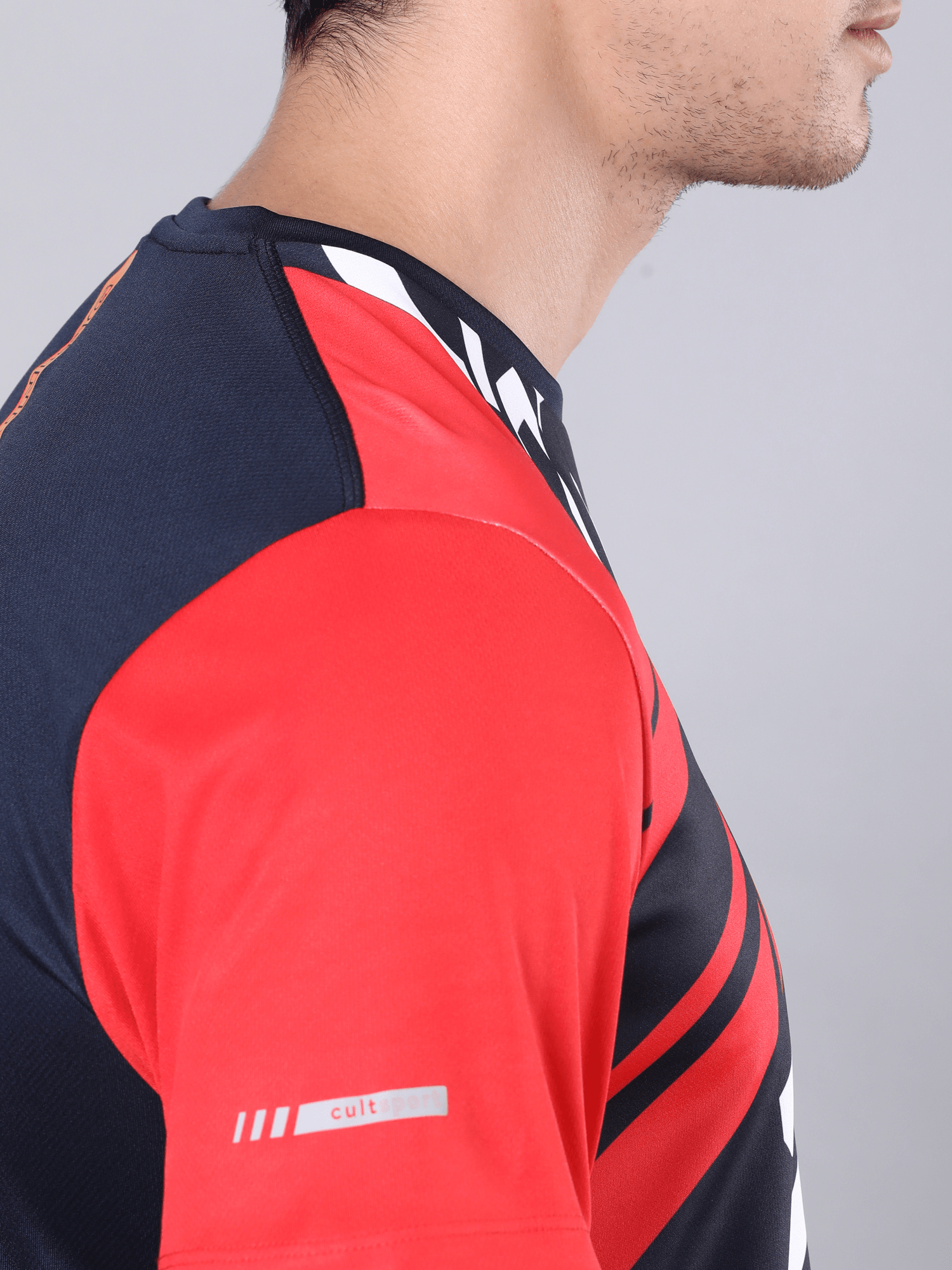 Abrstract Dia Navy Workout Tee