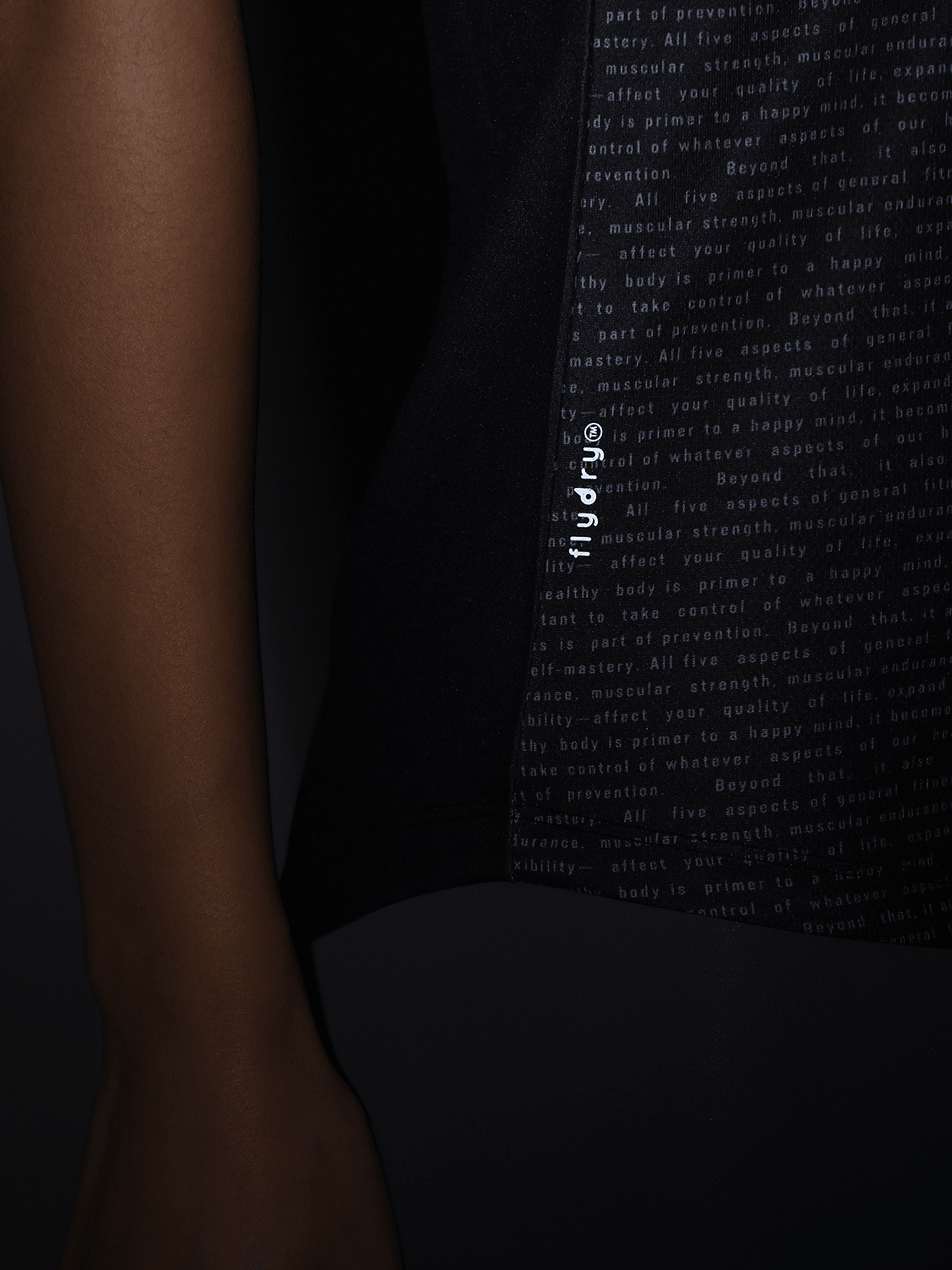 Code Sprint Black Slim Training Tee