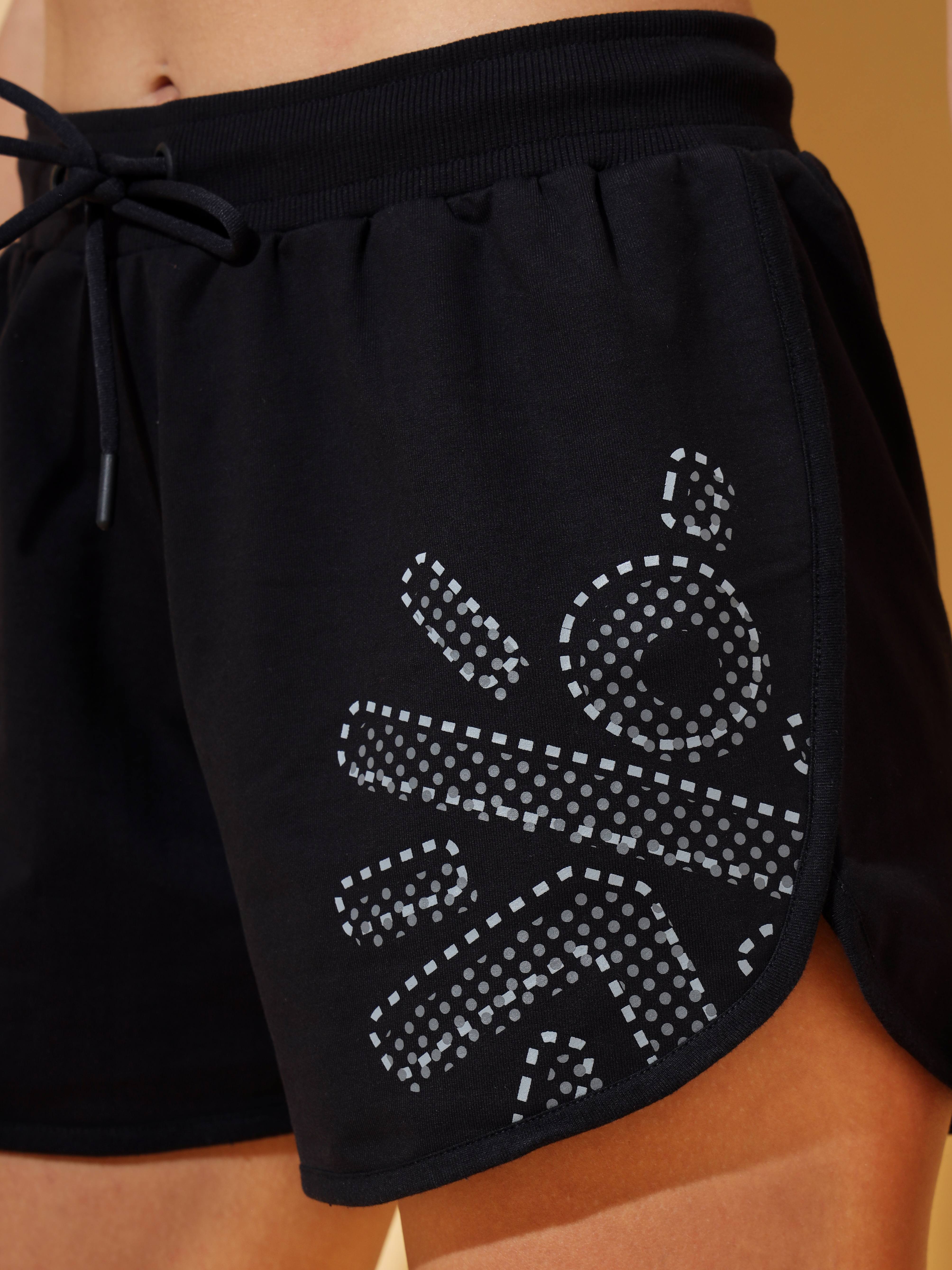 Comfort Shorts with Logo Print