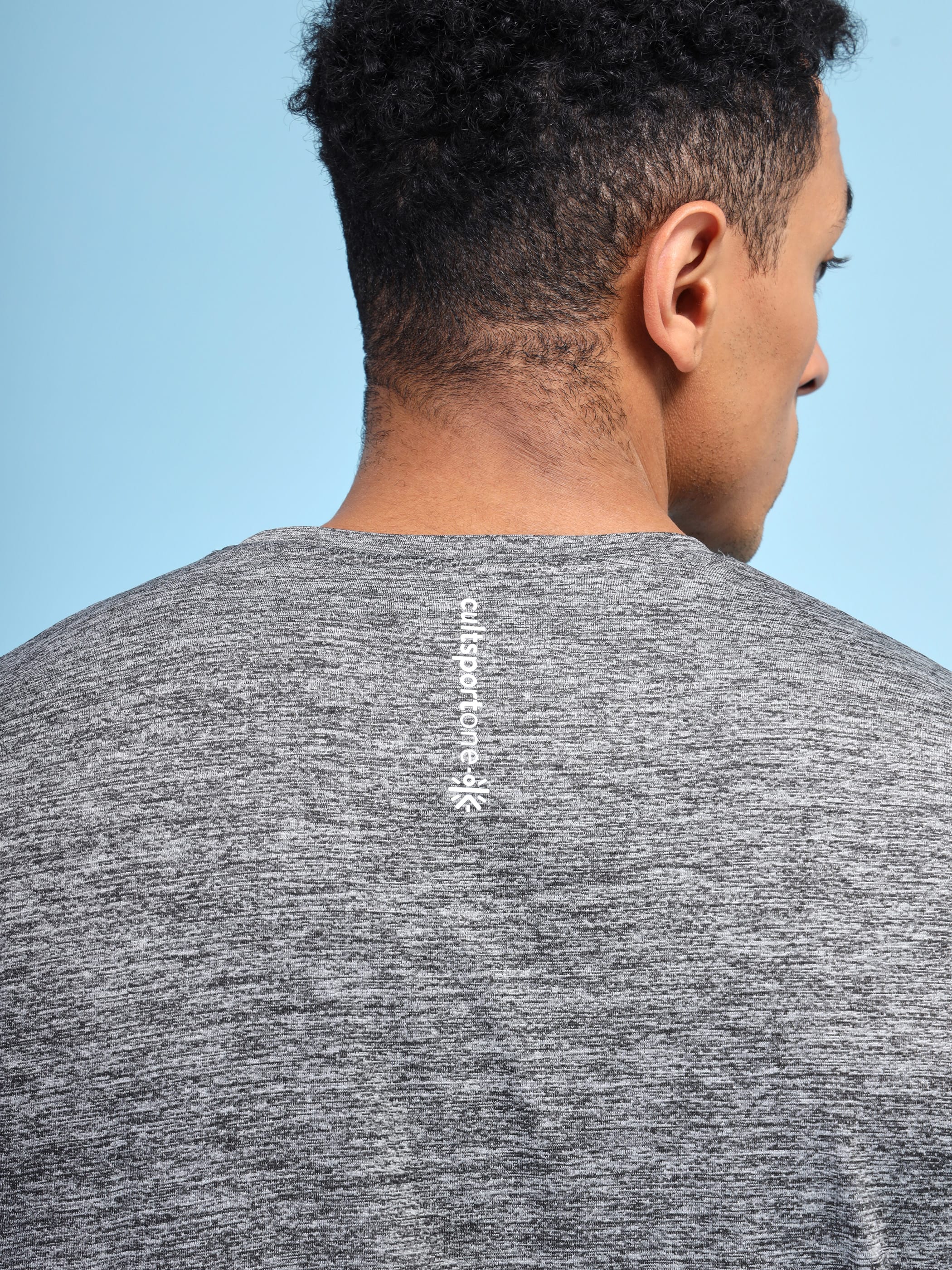 Logo Chest Graphic Workout T-shirt