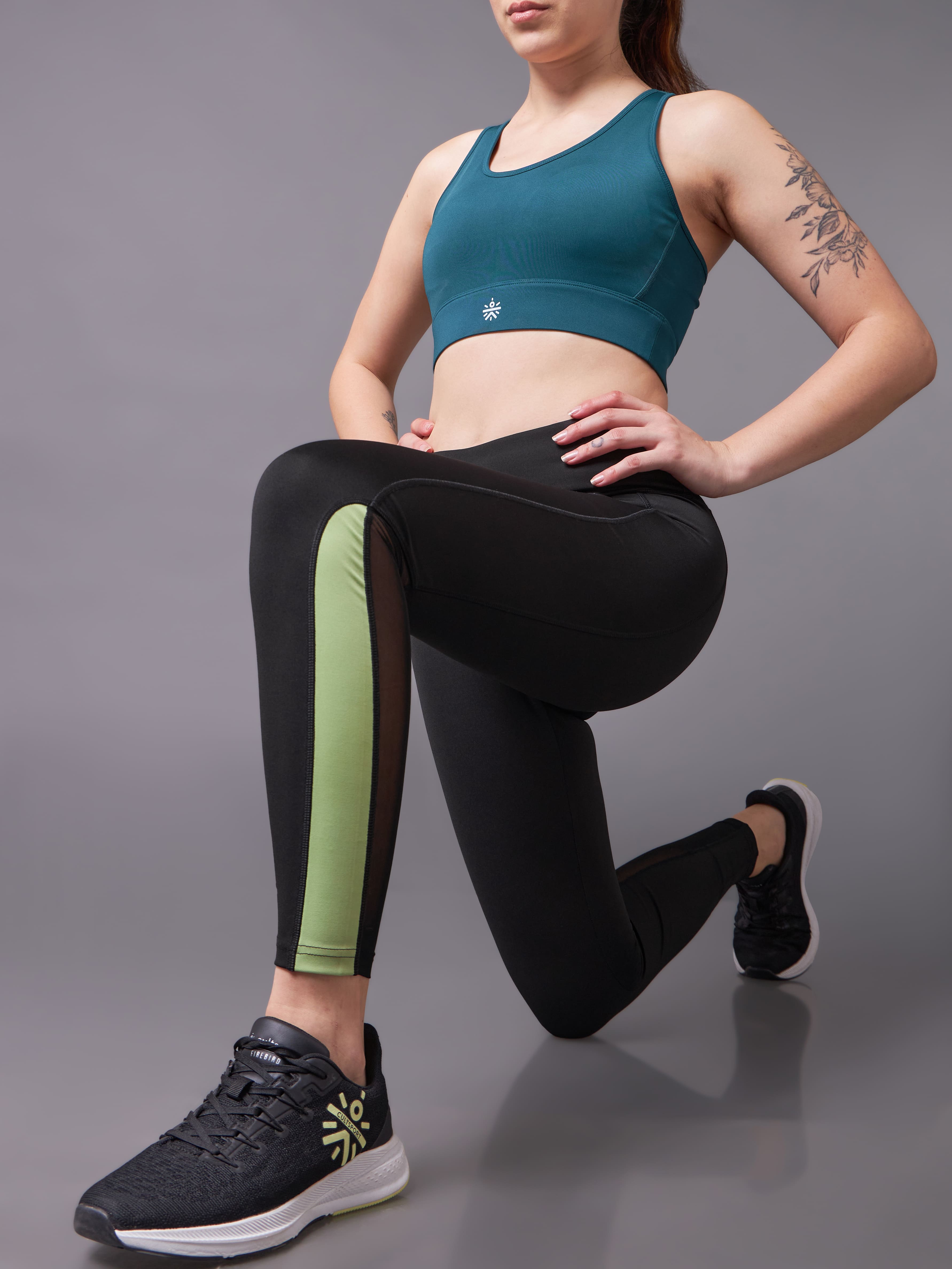 Iconic Black Running Tights