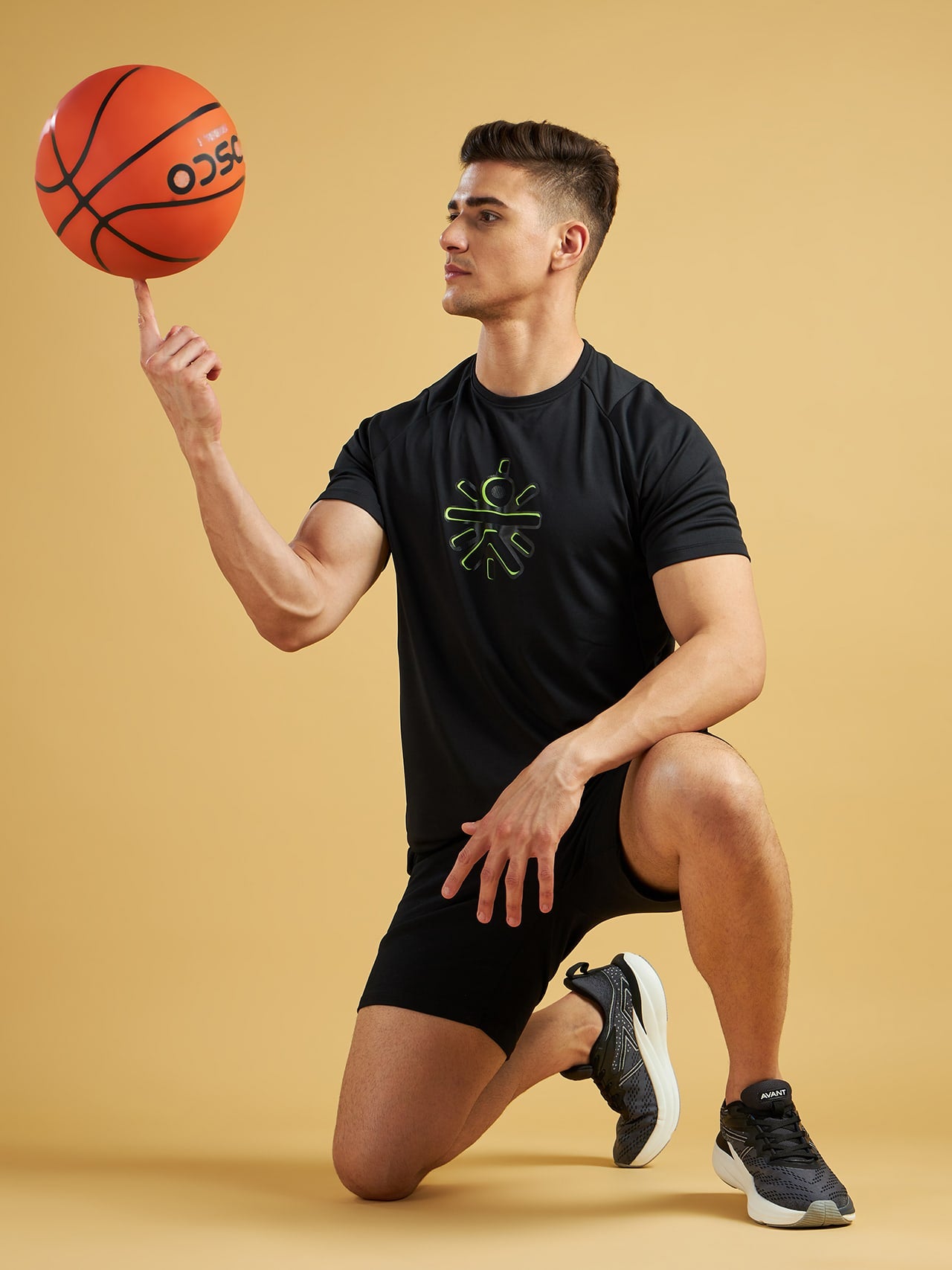 Avant Men's PowerUp Running Shoes,Black