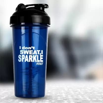 Fitkit FKSB16 Classic 700 ml Shaker (Pack of 1, Blue)