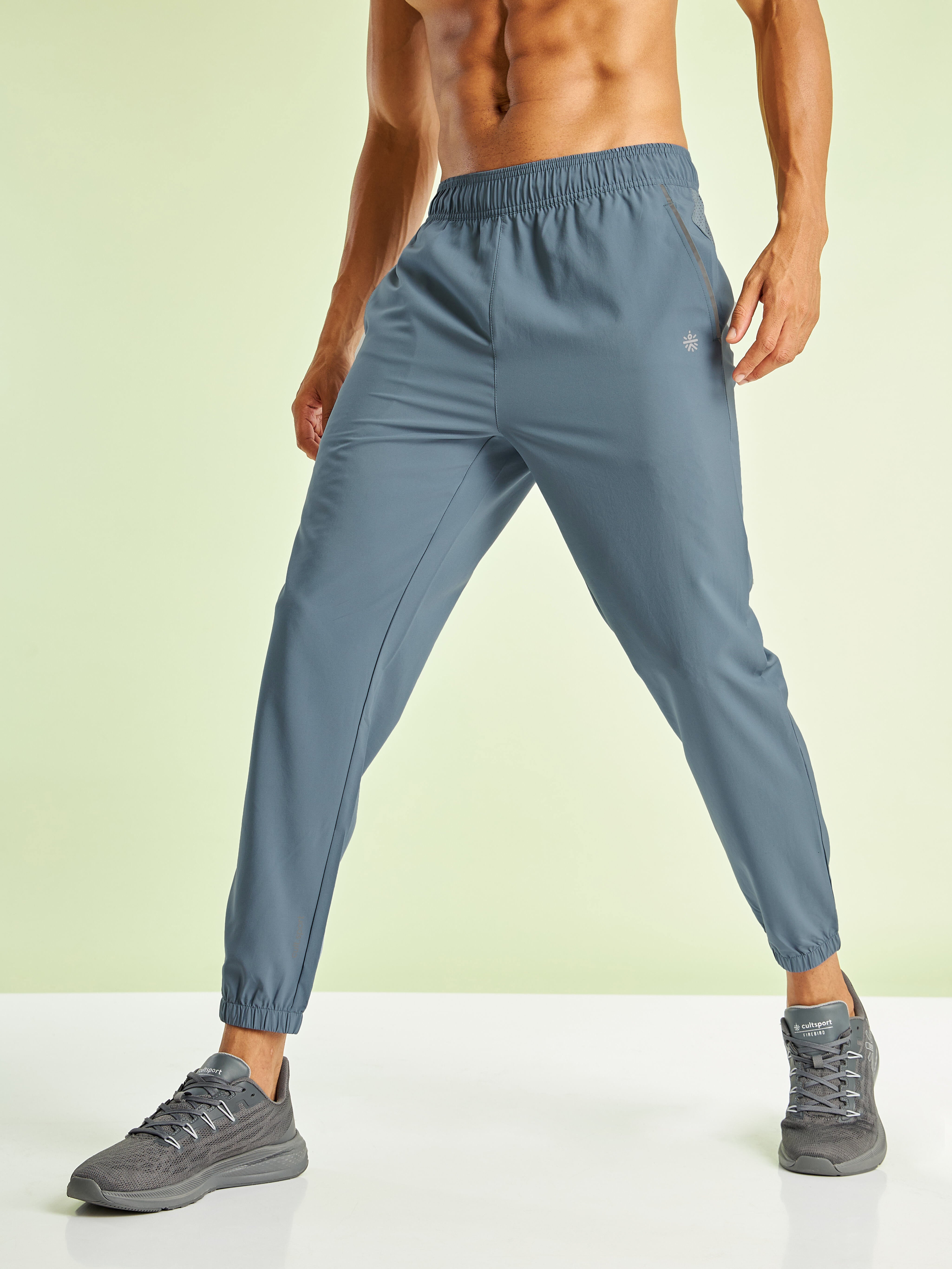 Running Joggers with Contrast Back Panel