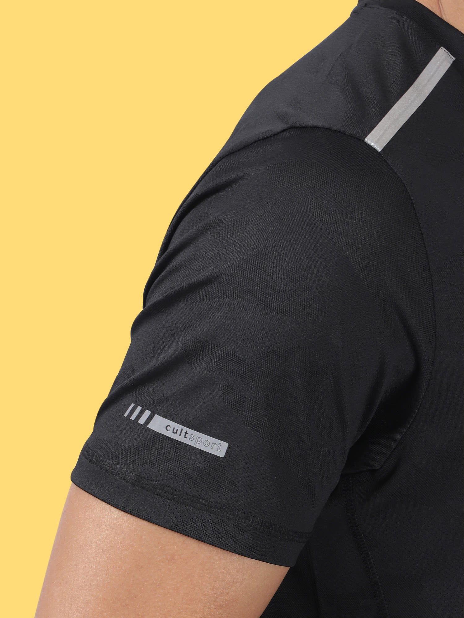 Vital Vent Black Camo Running Relaxed Tee