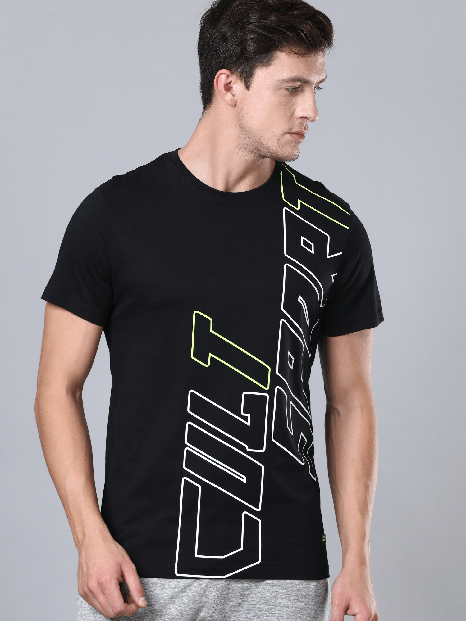 Everydays Mark Black Cotton Tee