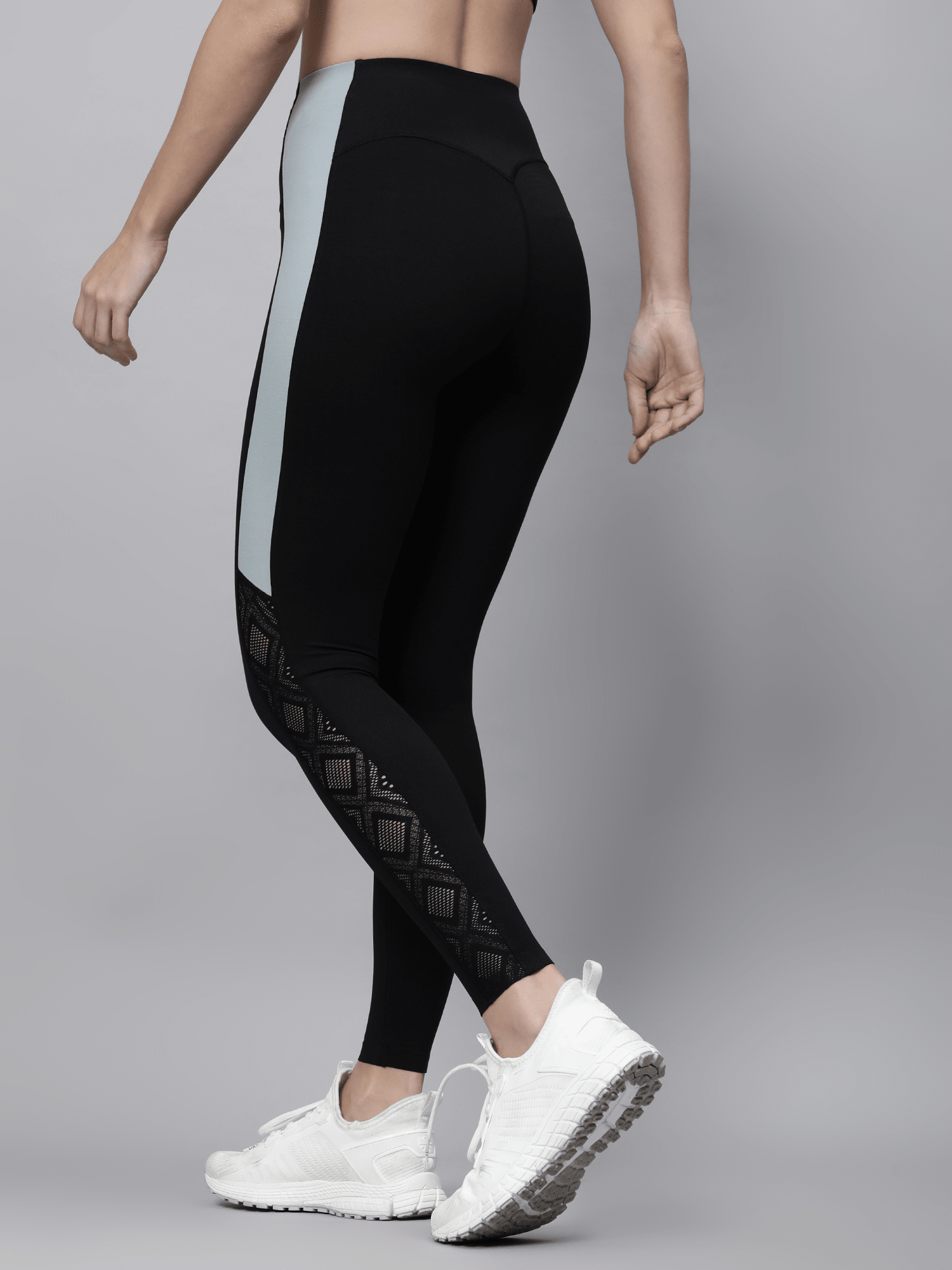 AbsoluteFit Uplift Black+Mint Workout Leggings