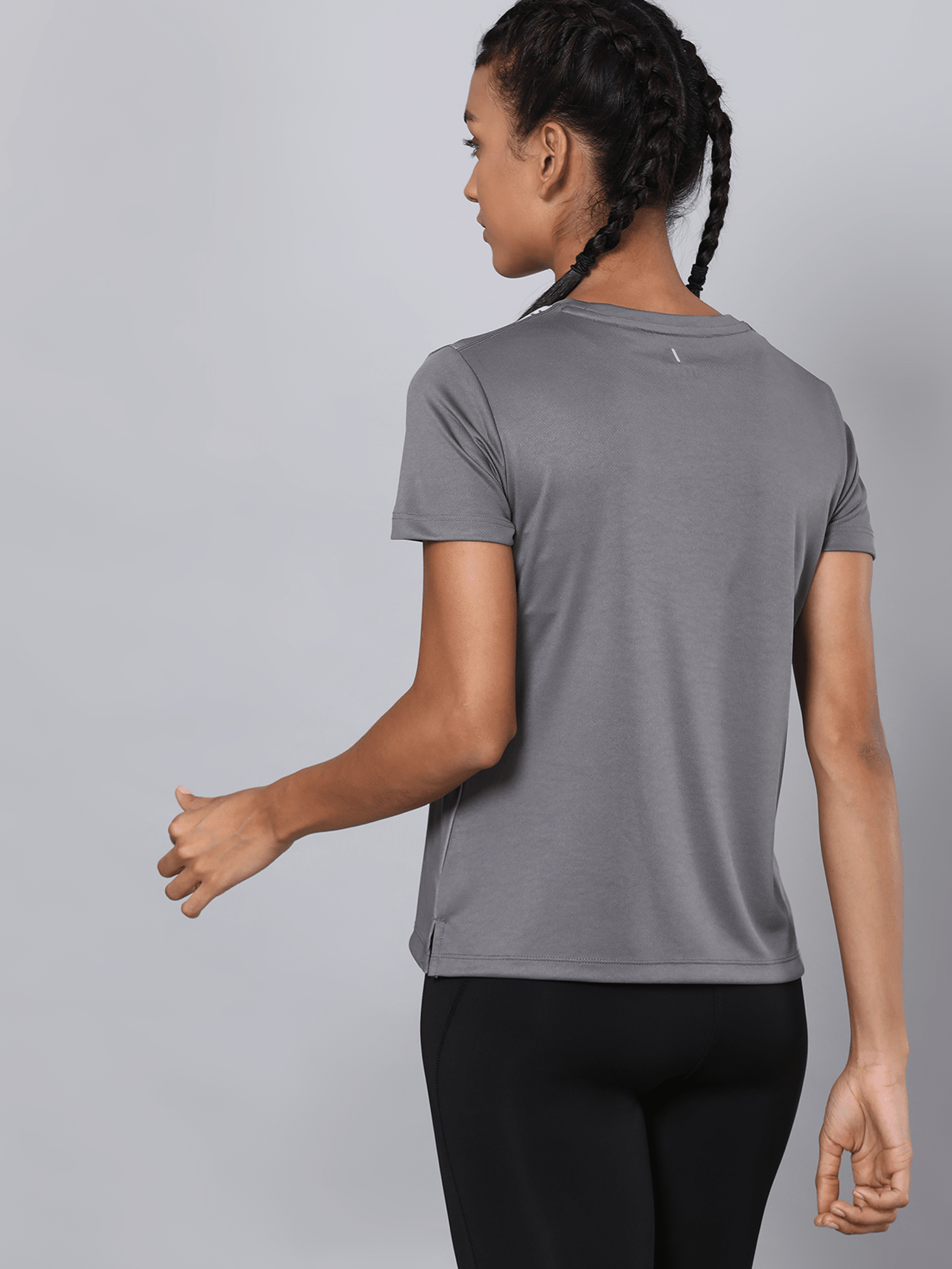 Code Graph Grey Workout Tee