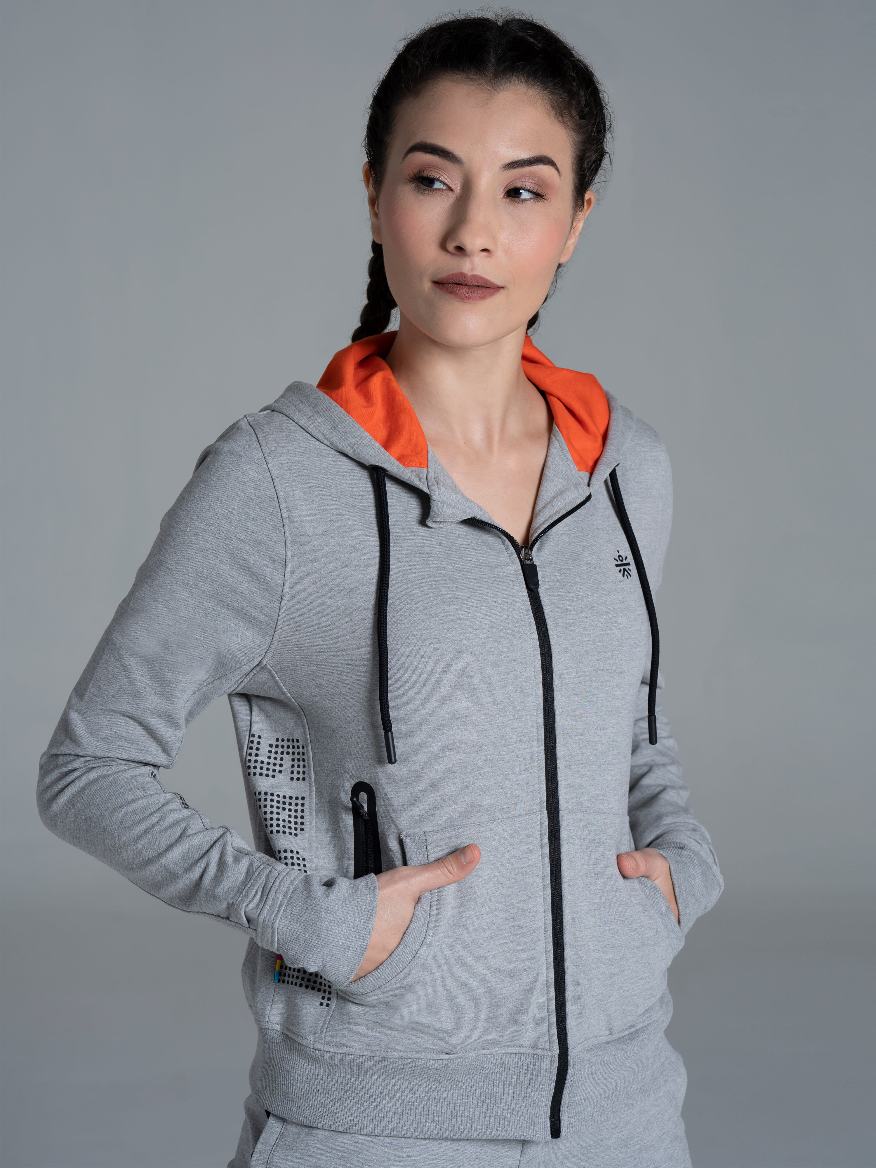 Flexoft Women's Neon-Pop Hooded Sweatshirt