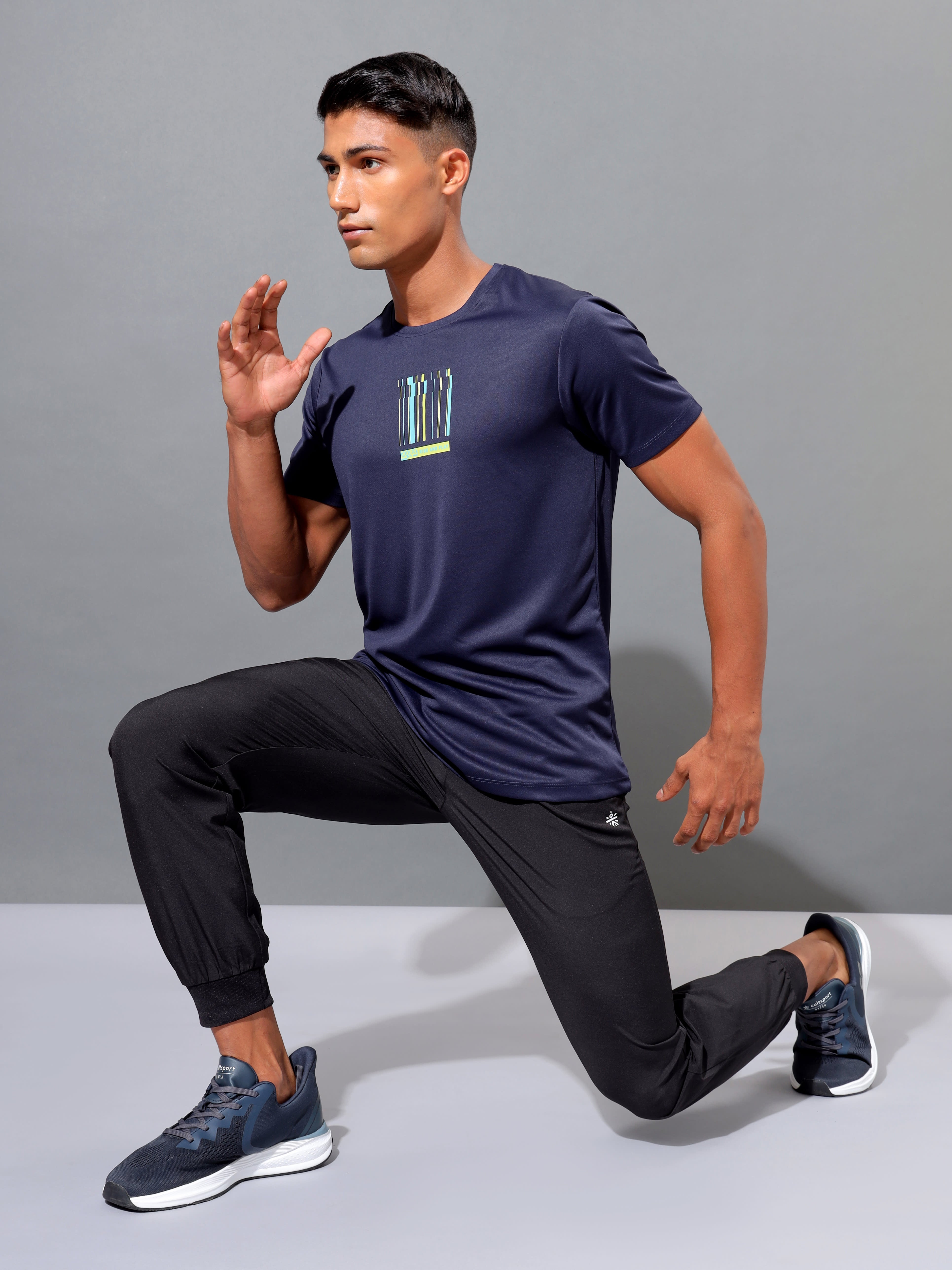Active T-shirt with Minimal Graphic