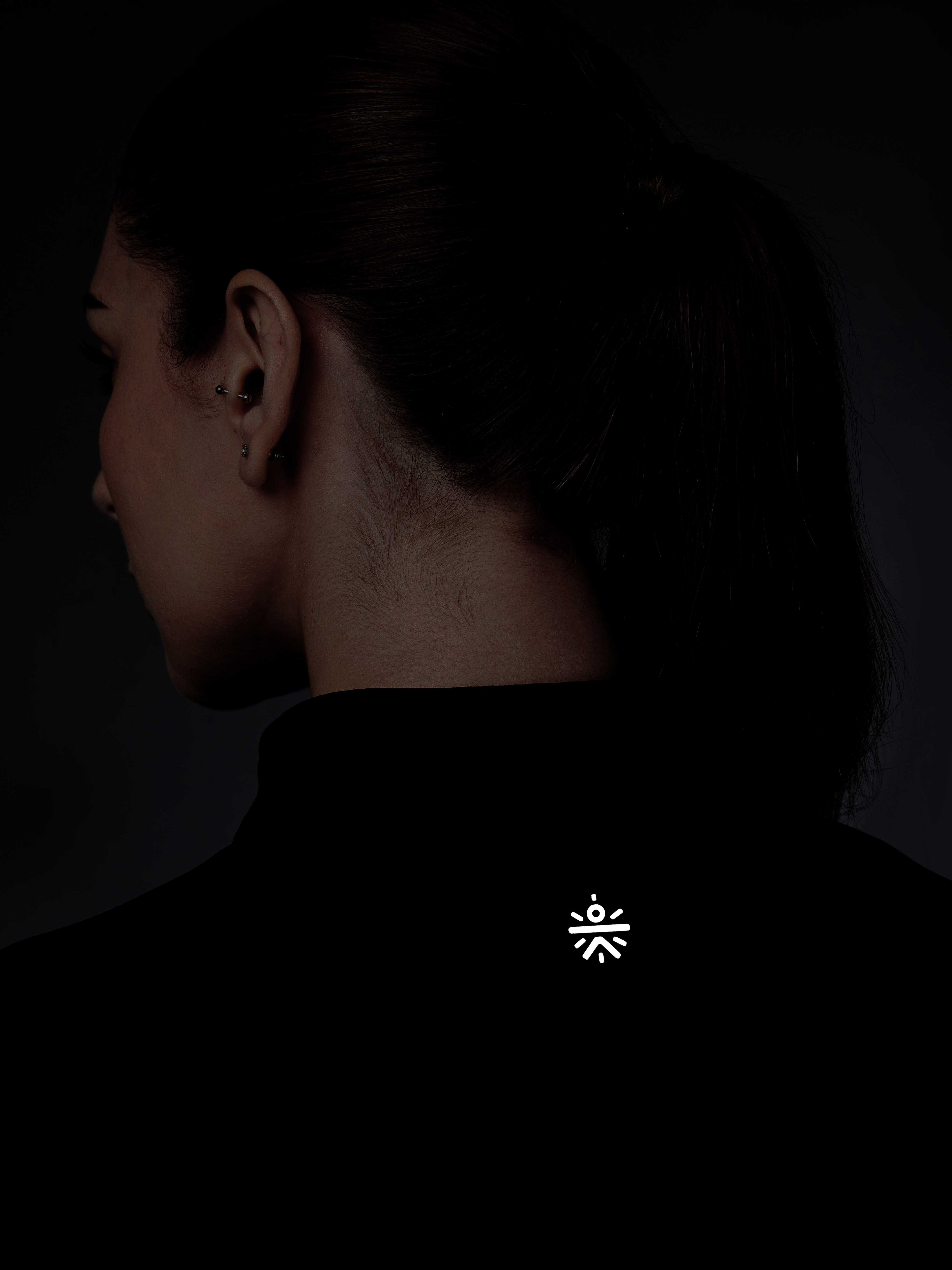 Women's Black Running Essential Jacket