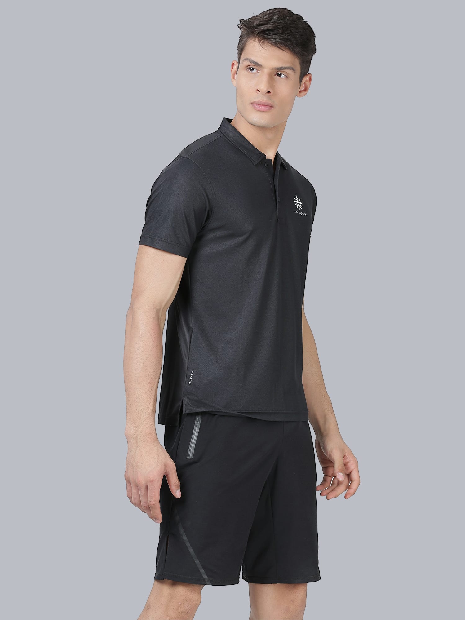 Everyday Athlete Polo T-shirt - Black