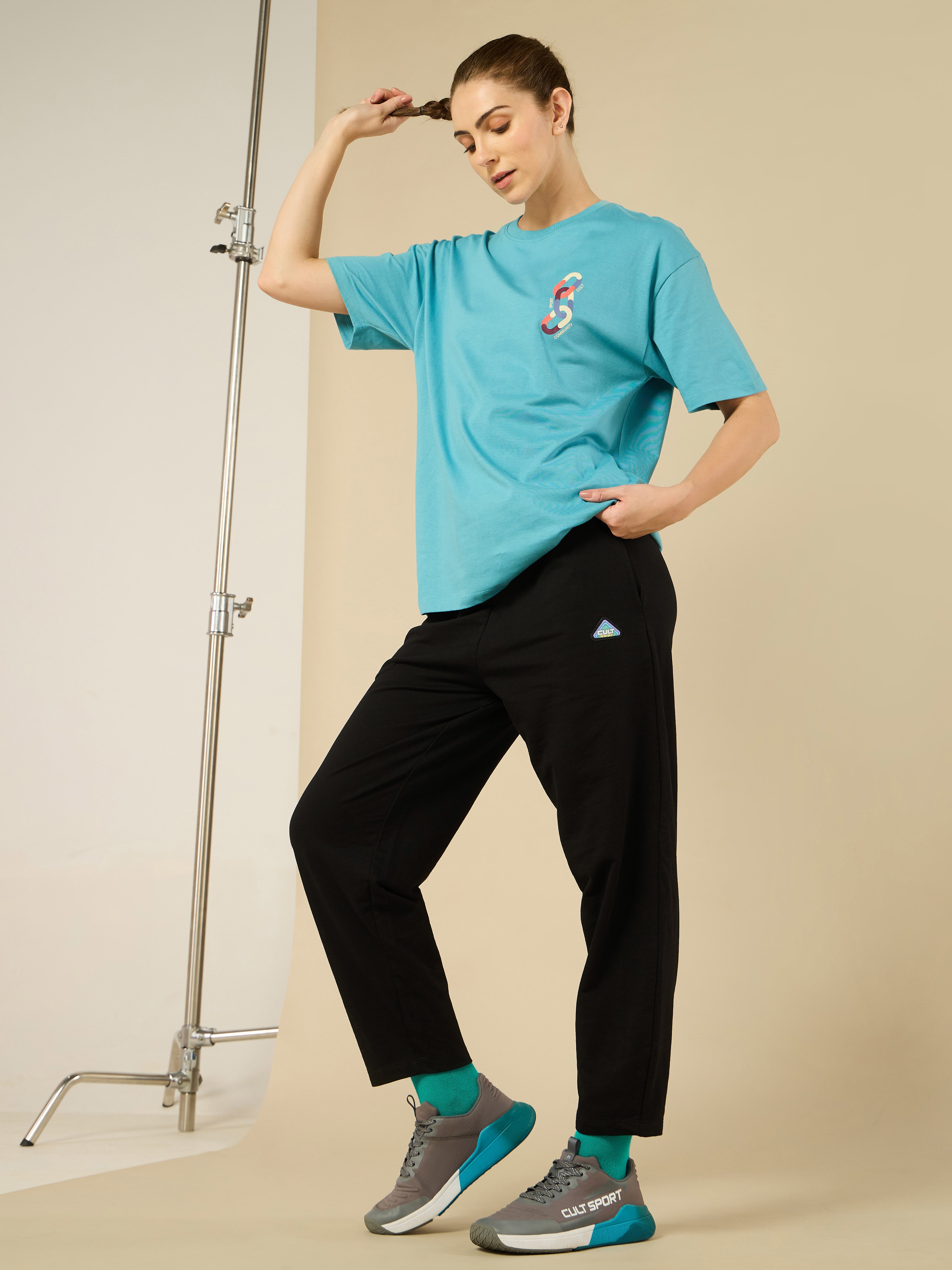 Power Up Black Community Trackpant