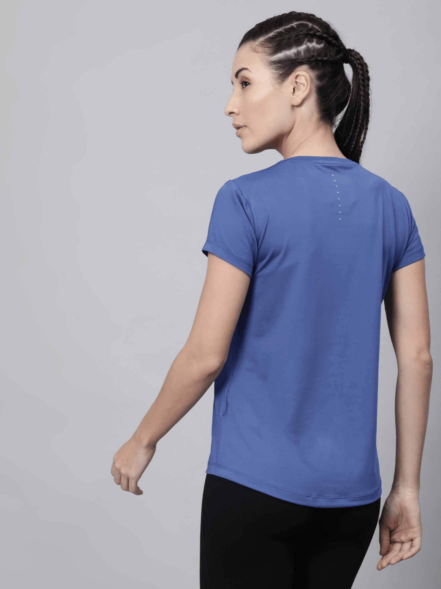 Signature Move Blue Workout Tee