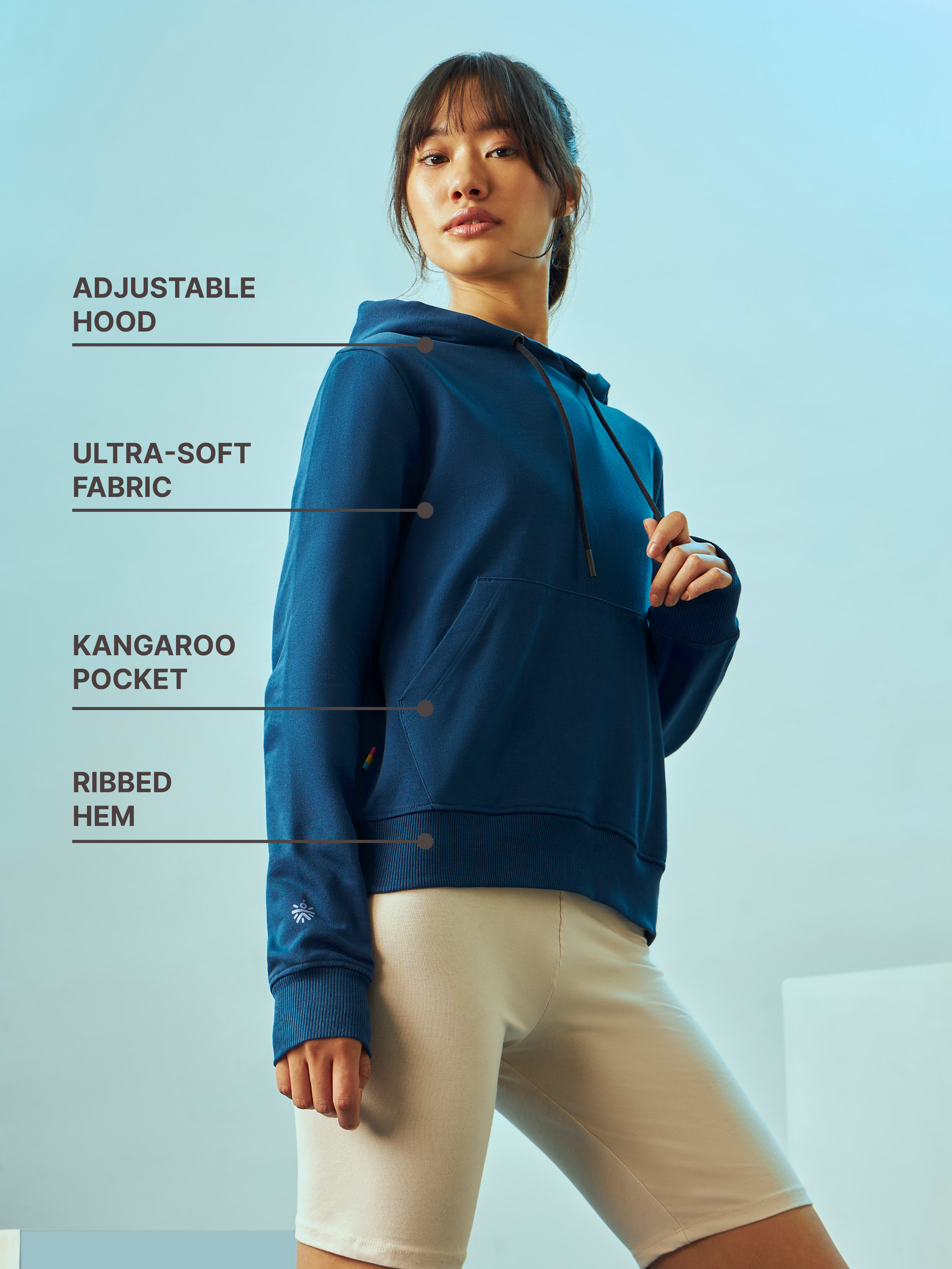 Hooded Sweatshirt with Kangaroo Pocket