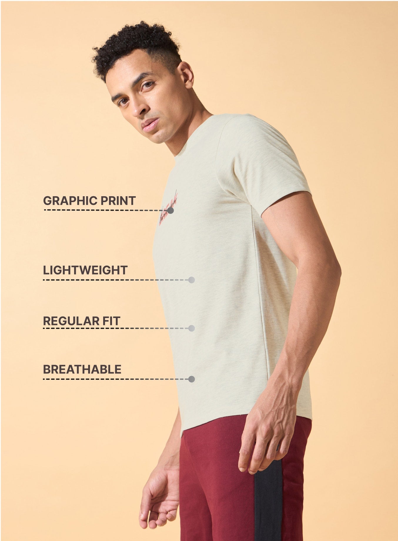 Break Through Print T-shirt