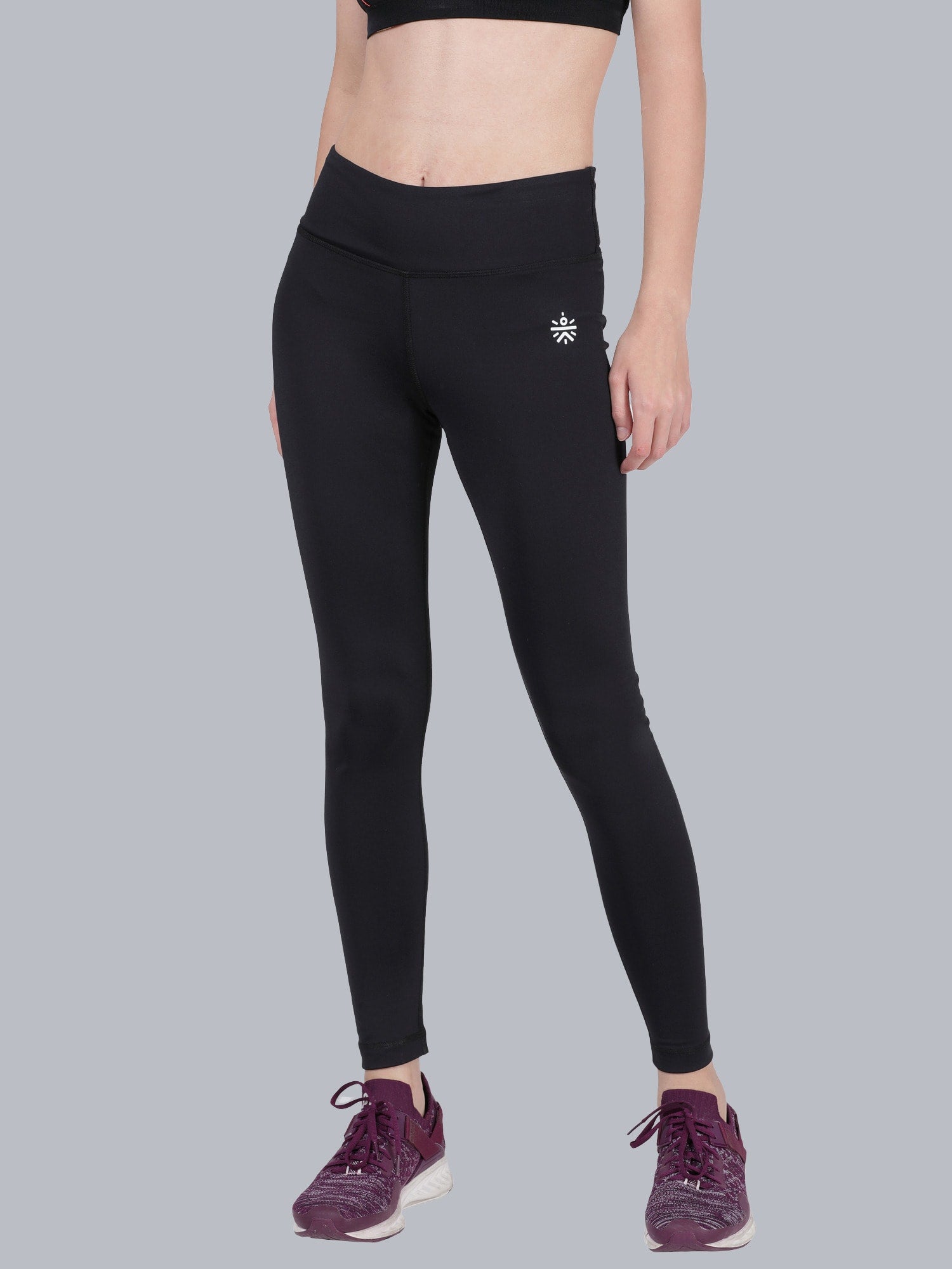 Signature Stripe Black Gym Leggings