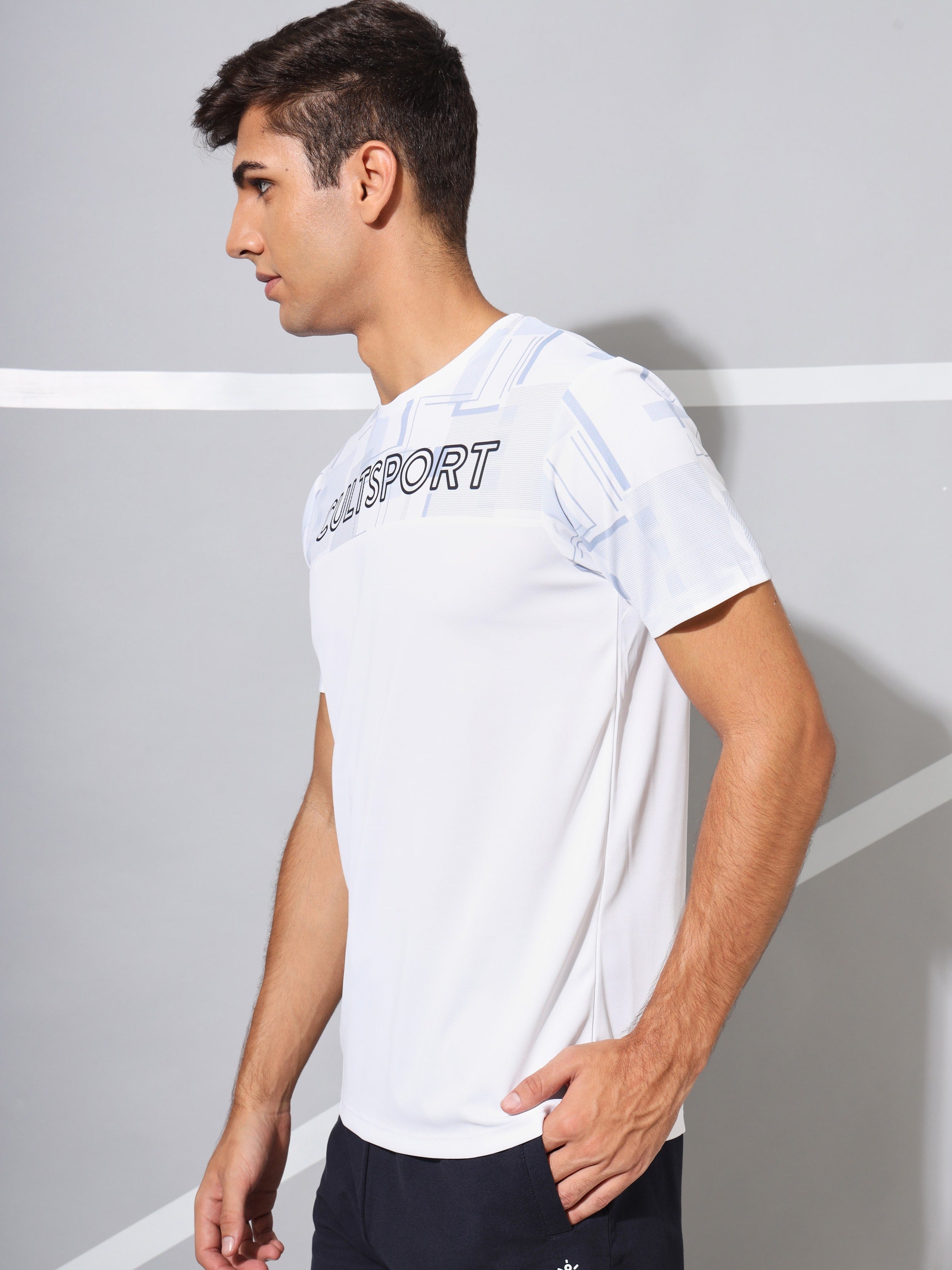 Placement Print Performance T-shirt