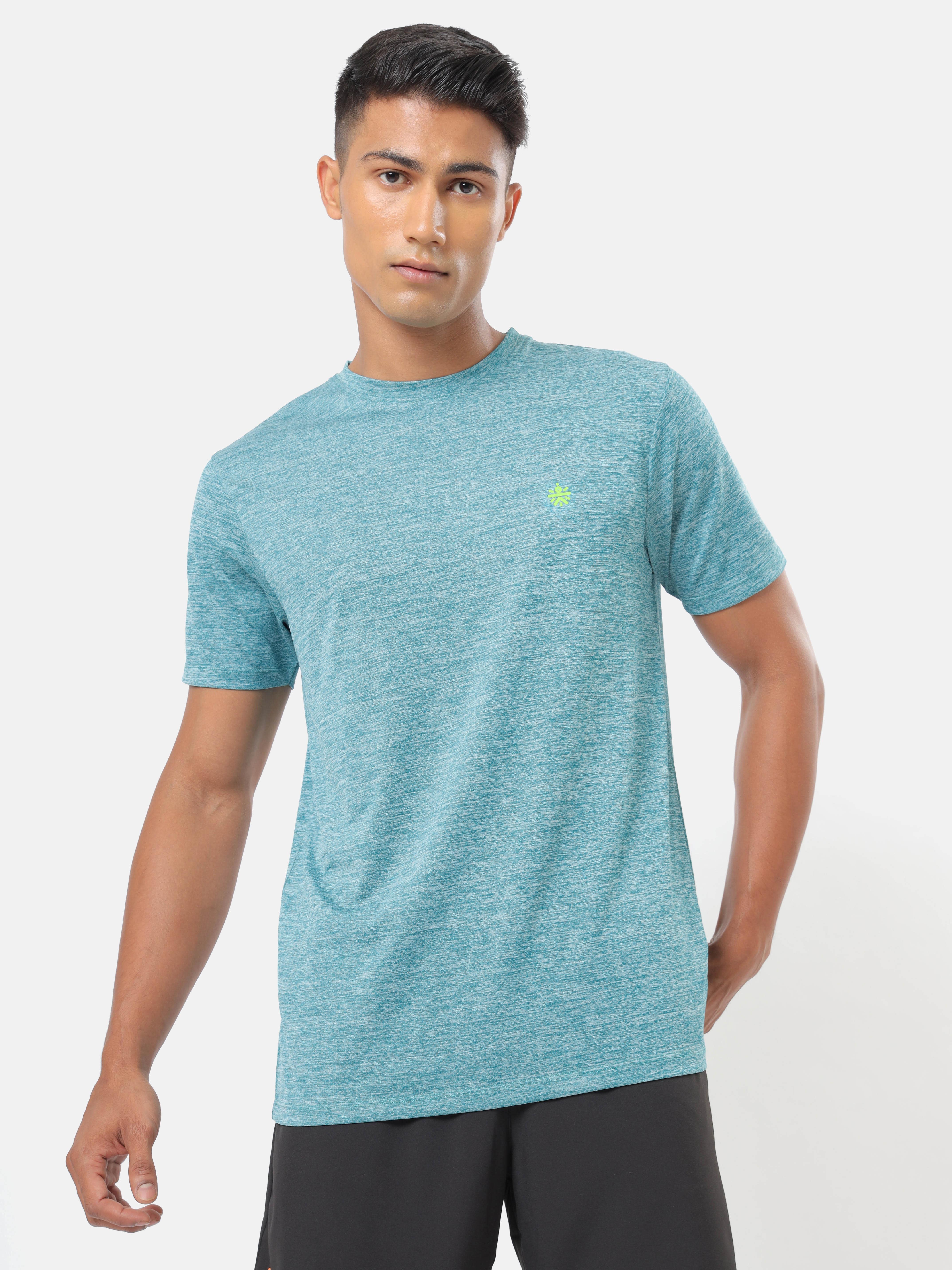 Textured Performance T-shirt with Logo Pack of 2