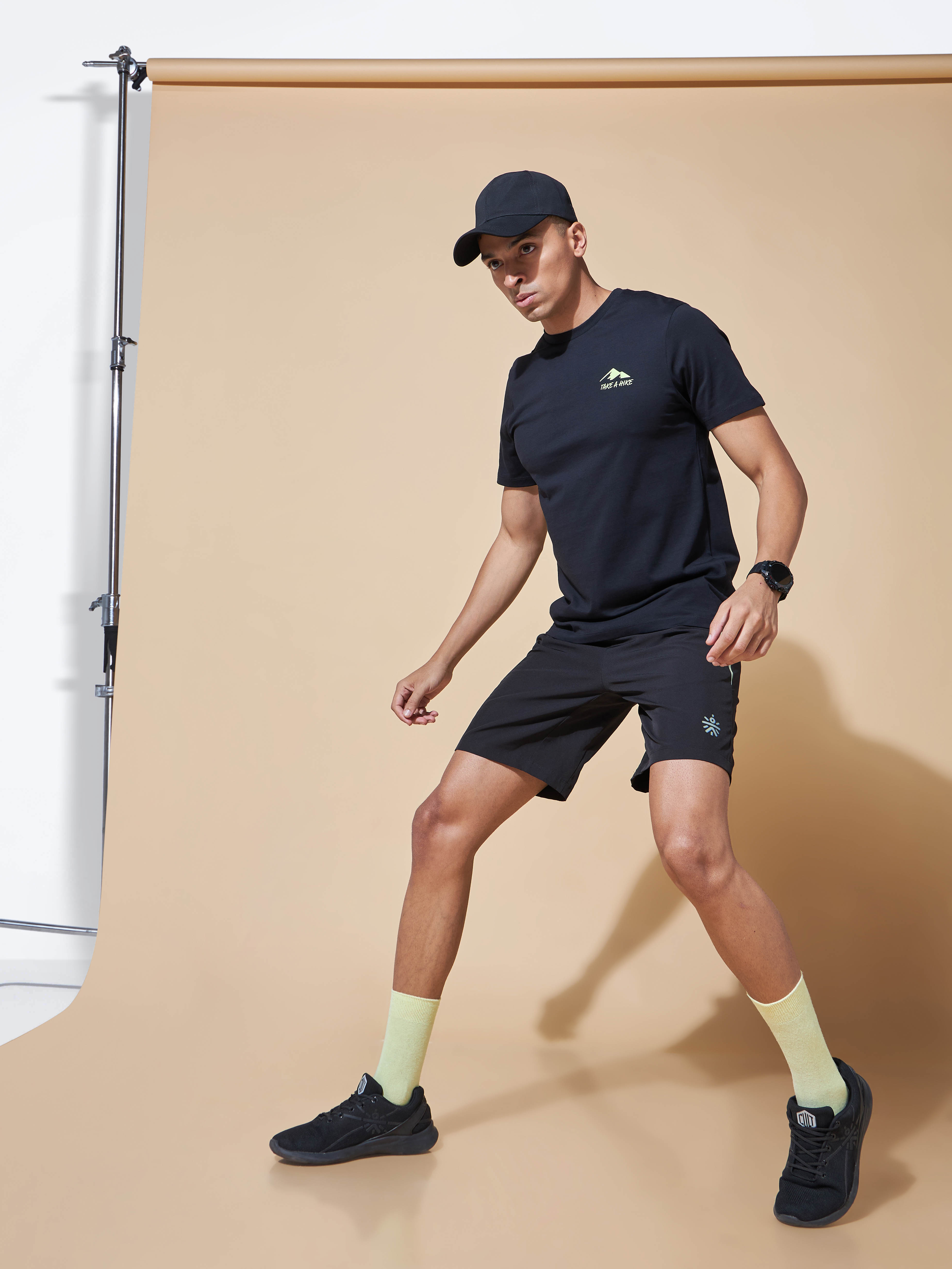 Take A Hike Miniature Print T-shirt