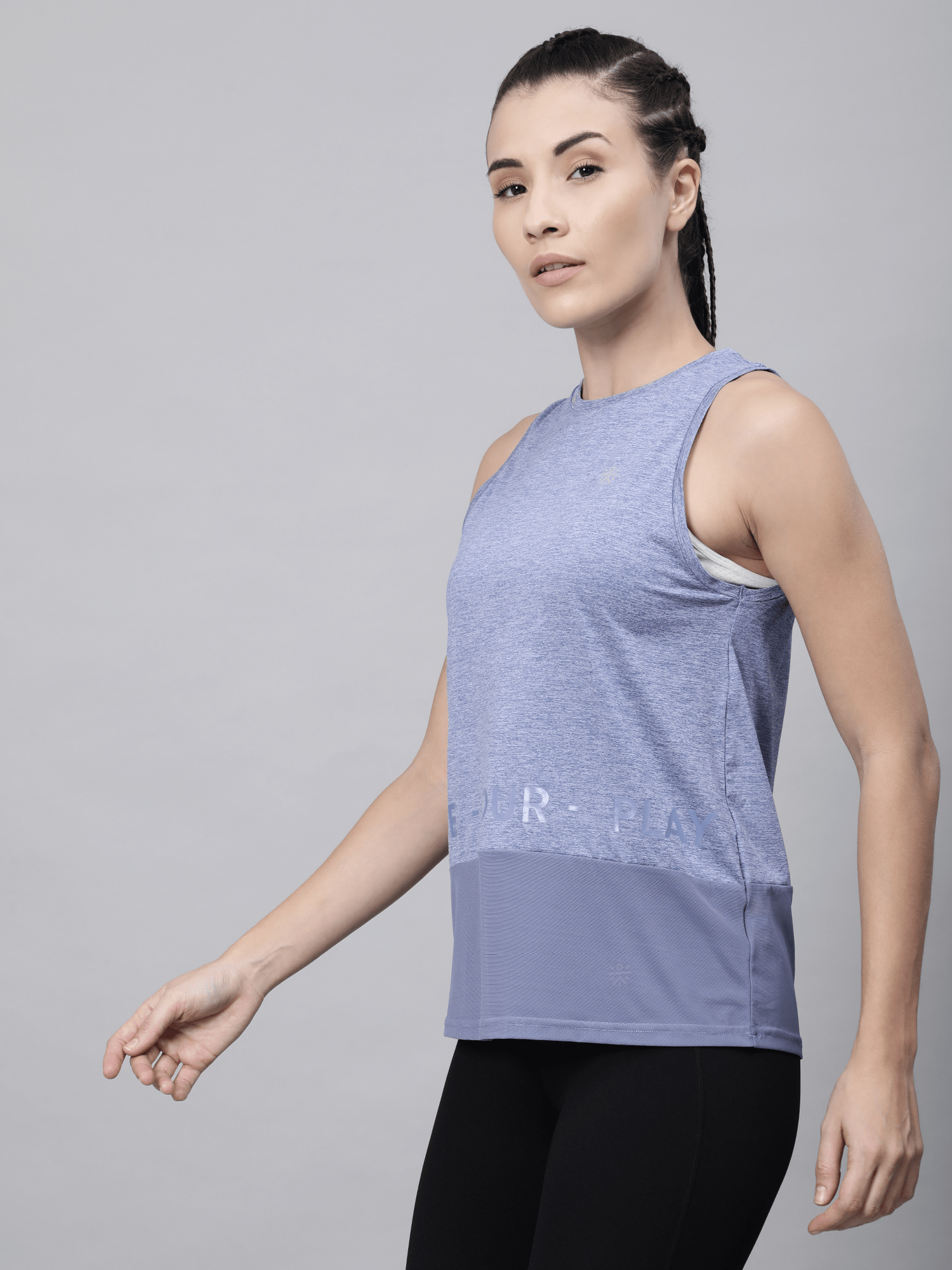 Knockout Mesh Panel Tank Top