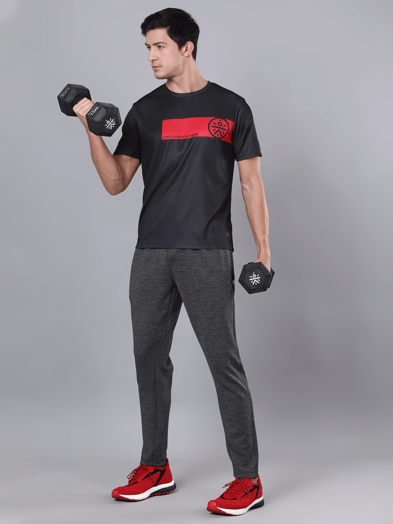 Dugout Tile Black Workout  Tee
