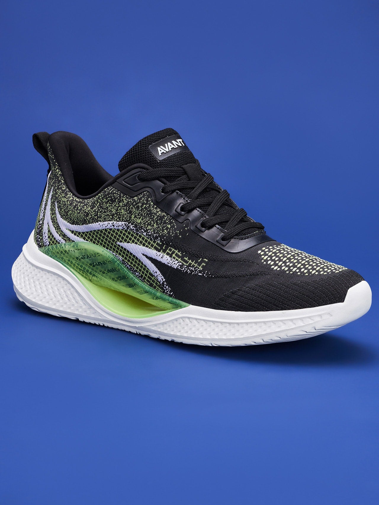 Avant Men's Rage Sports shoes - Black/P.Green