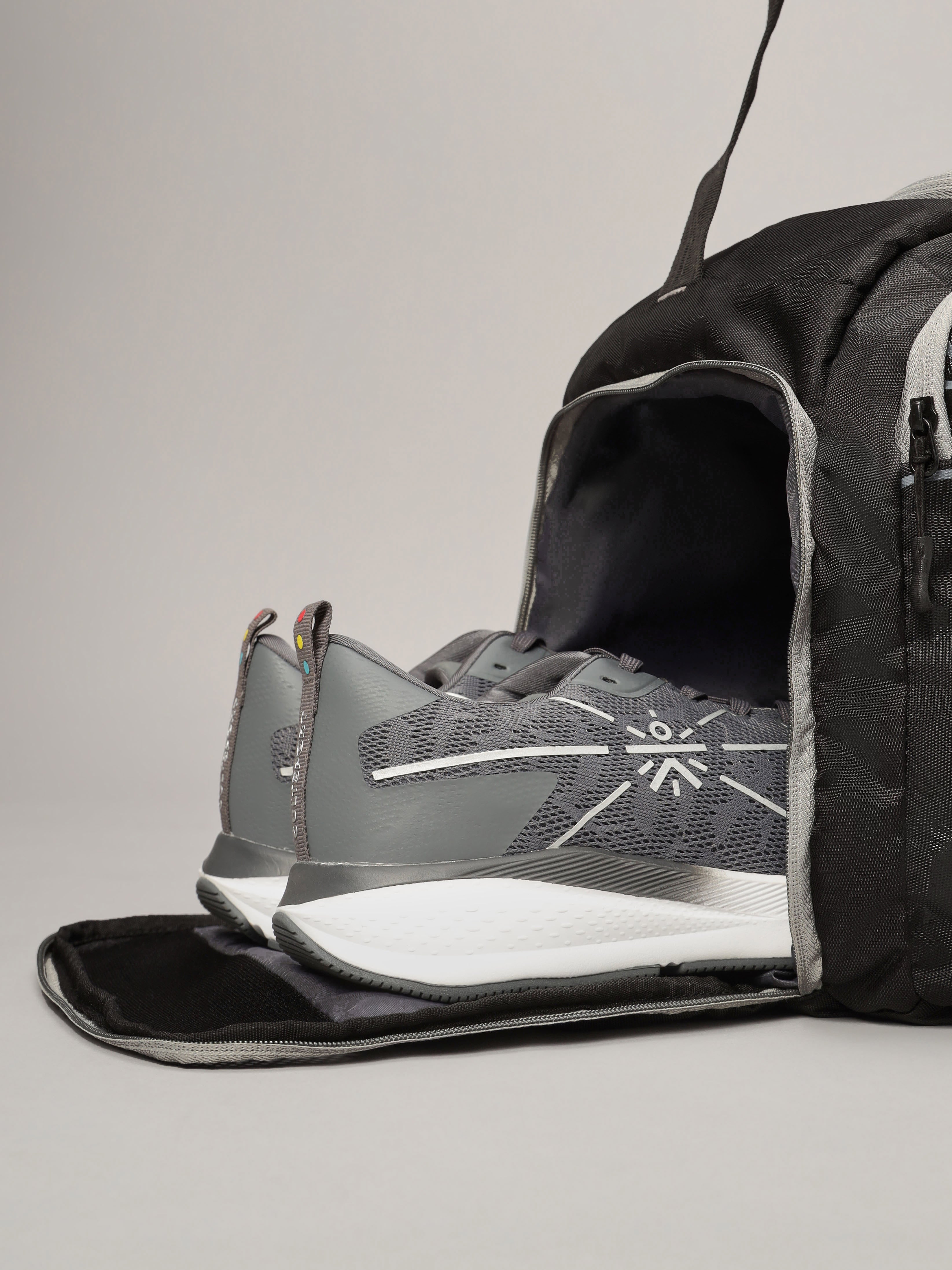Duffle Bag with Shoe Compartment
