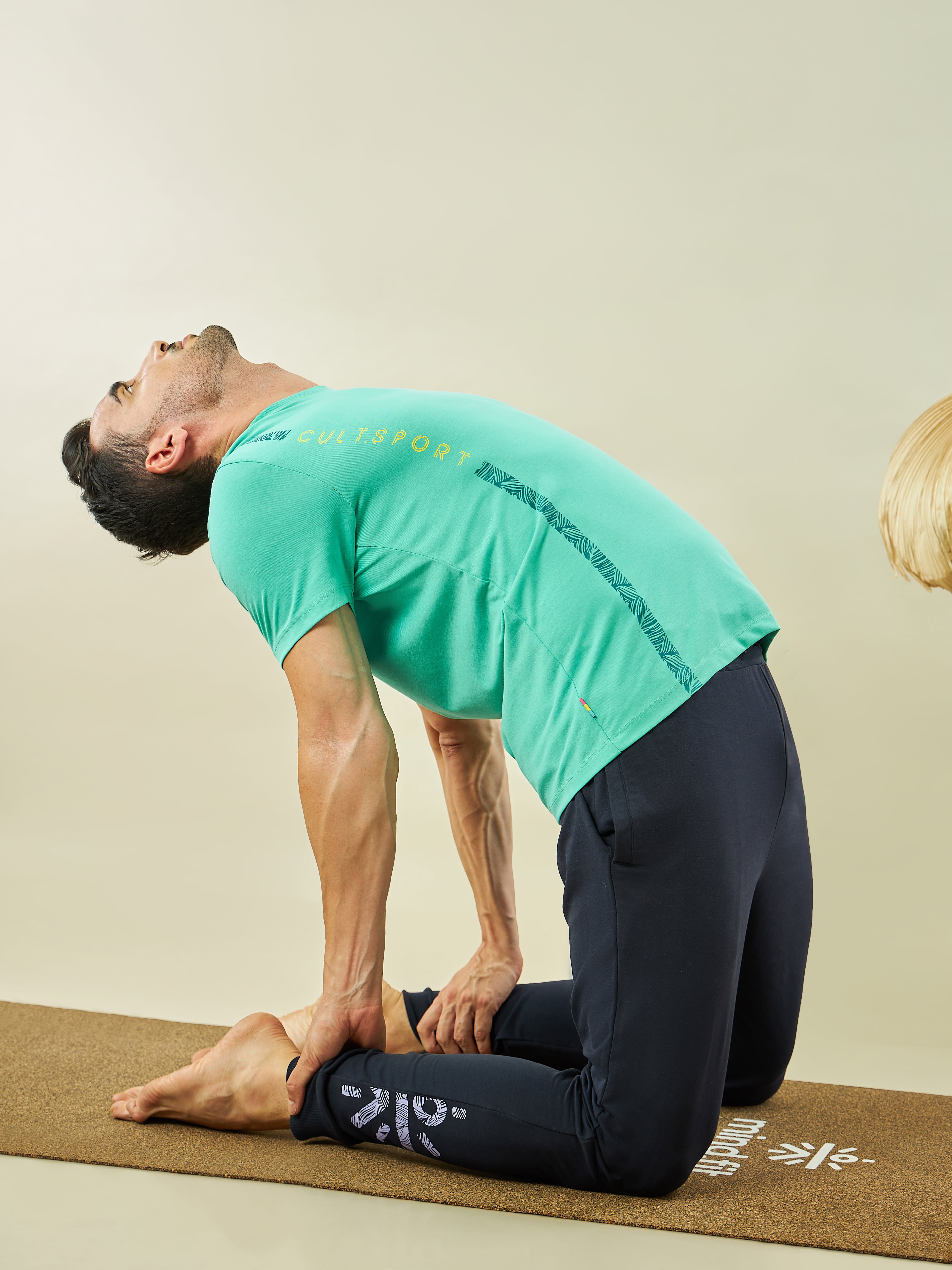 Placement Print Yoga T-shirt