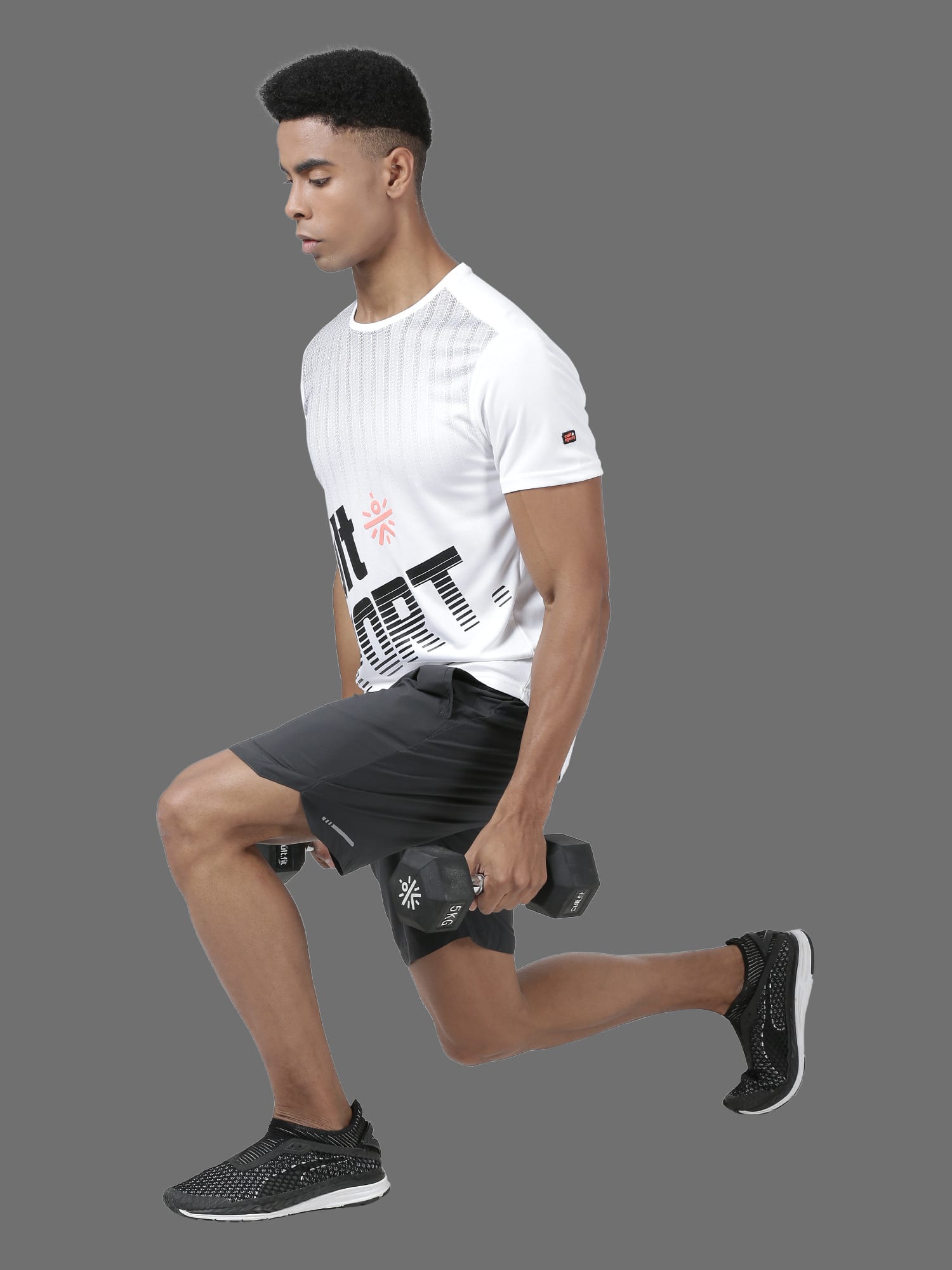 Vital Blaze Grey Gym Shorts