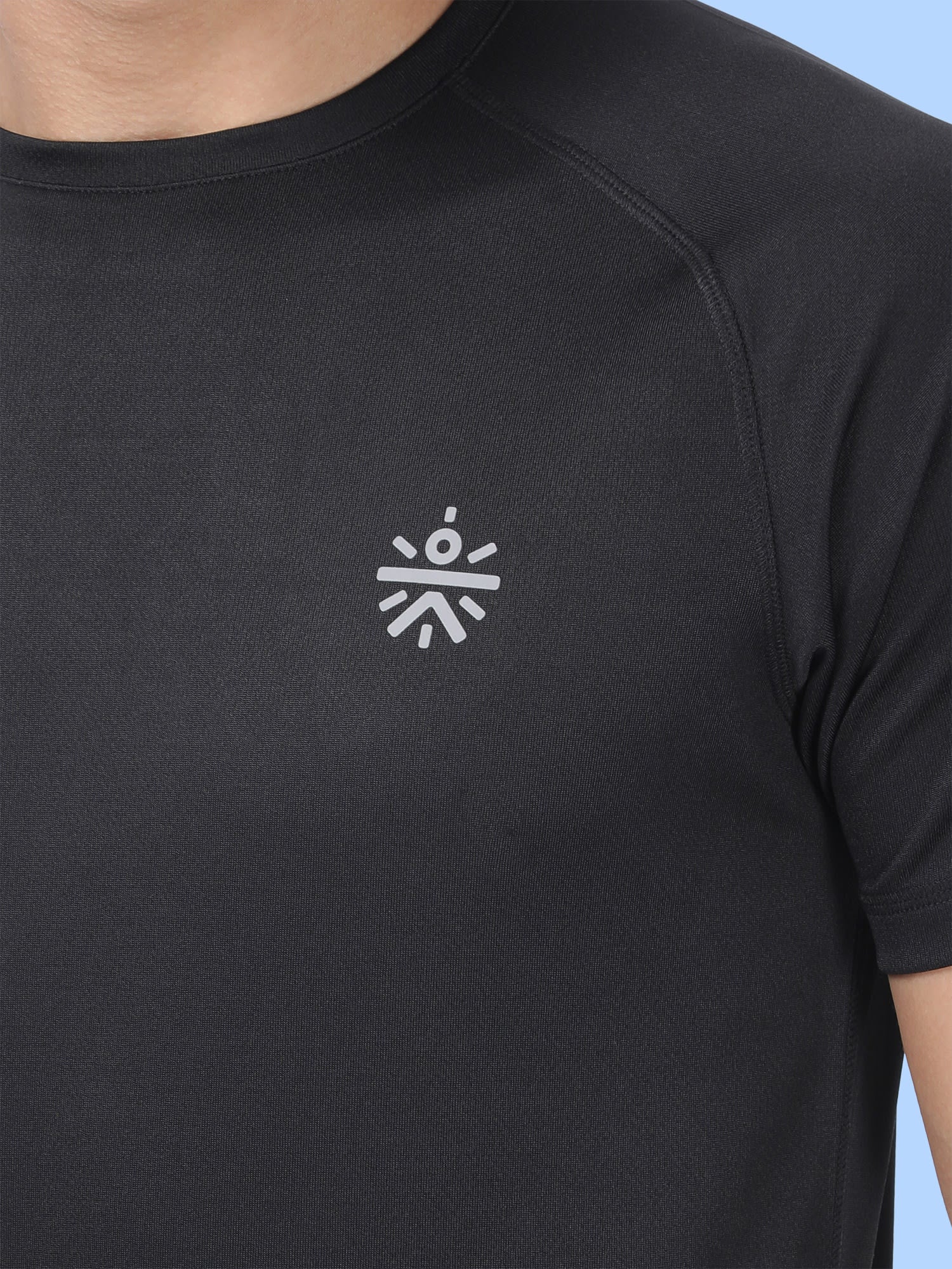 Vital Black Training Slim Tee