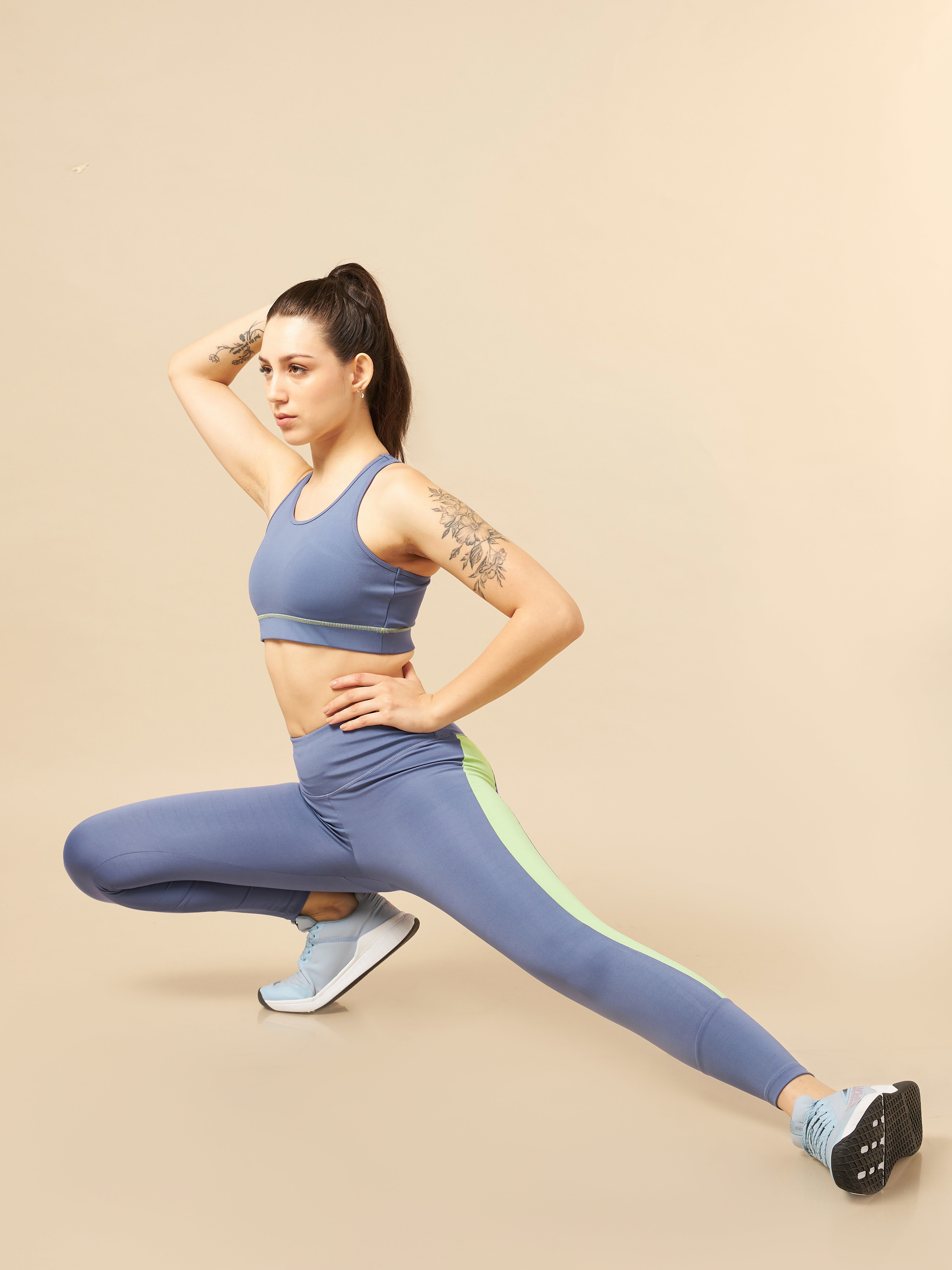 Purple Train-in Medium Support Sports Bra