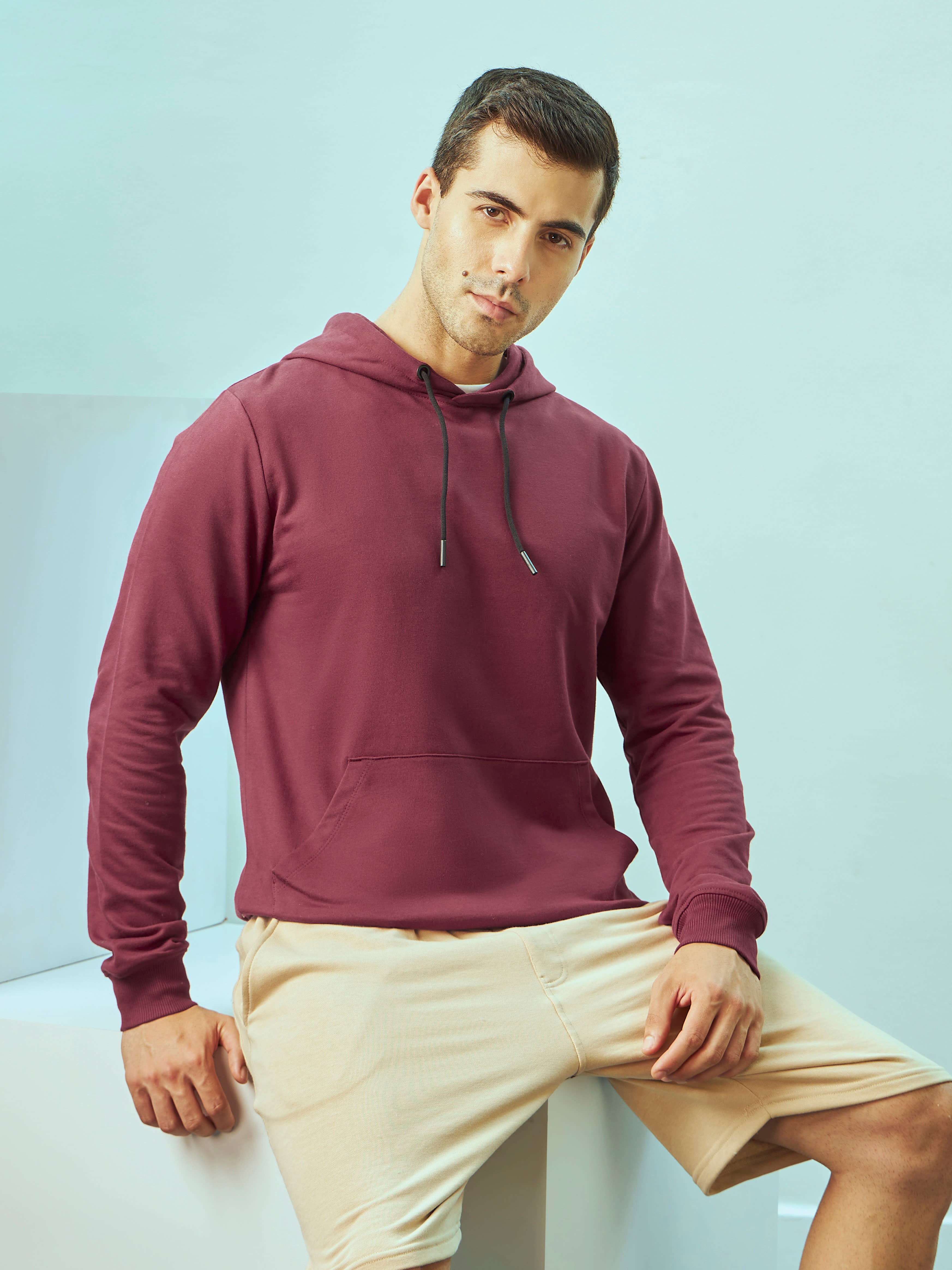 Hooded Sweatshirt with Kangaroo Pocket