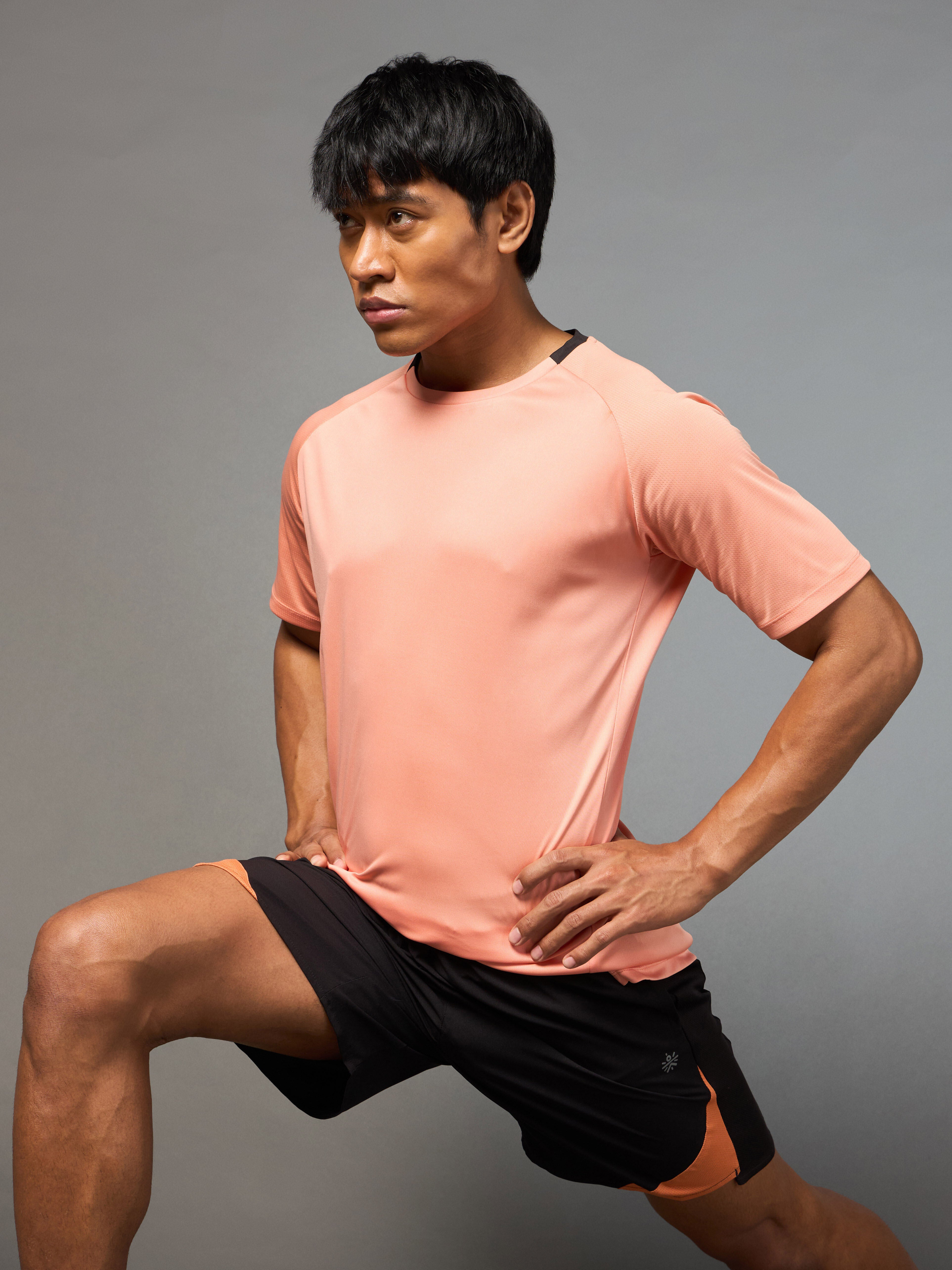 Long Distance Orange Running T-shirt