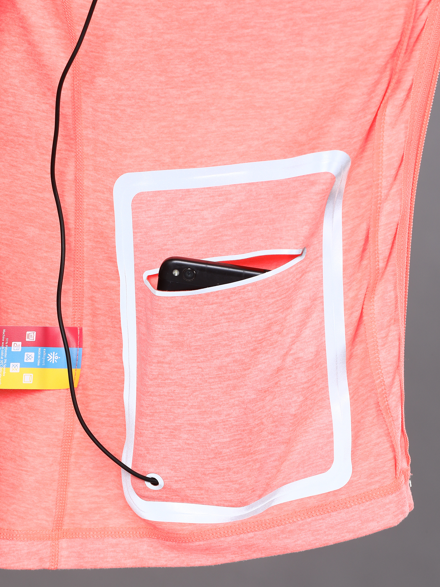 Vital Propel Pink Zip Through Sweatshirt