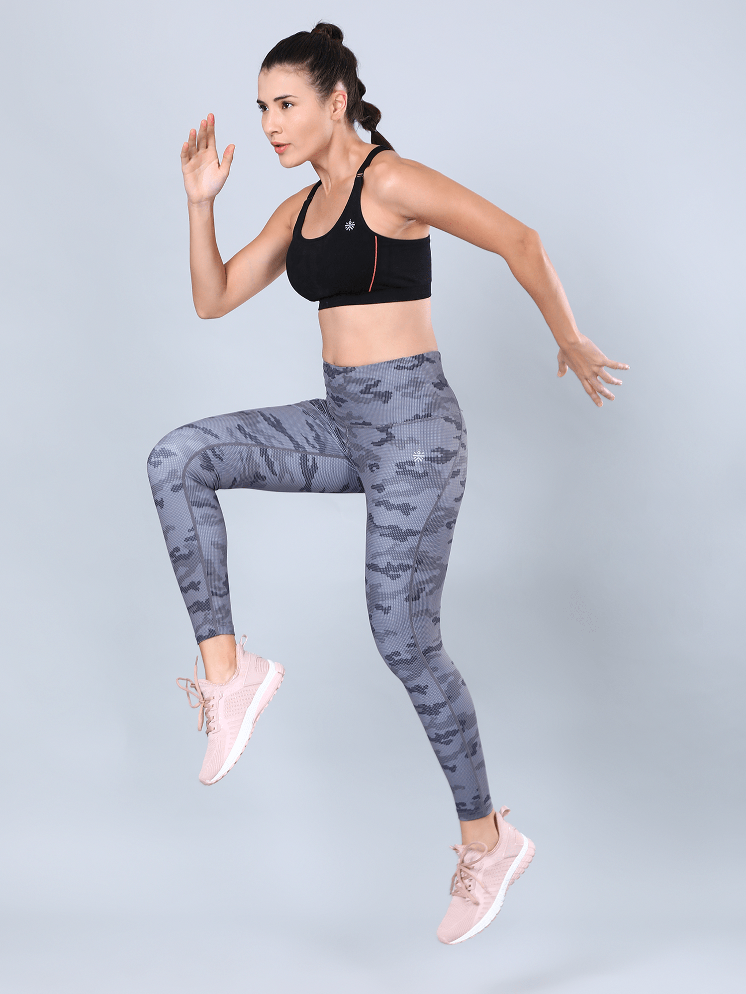AbsoluteFit Camo Grey Workout Leggings