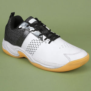 Avant Men's Smash Badminton Shoes - Black/White