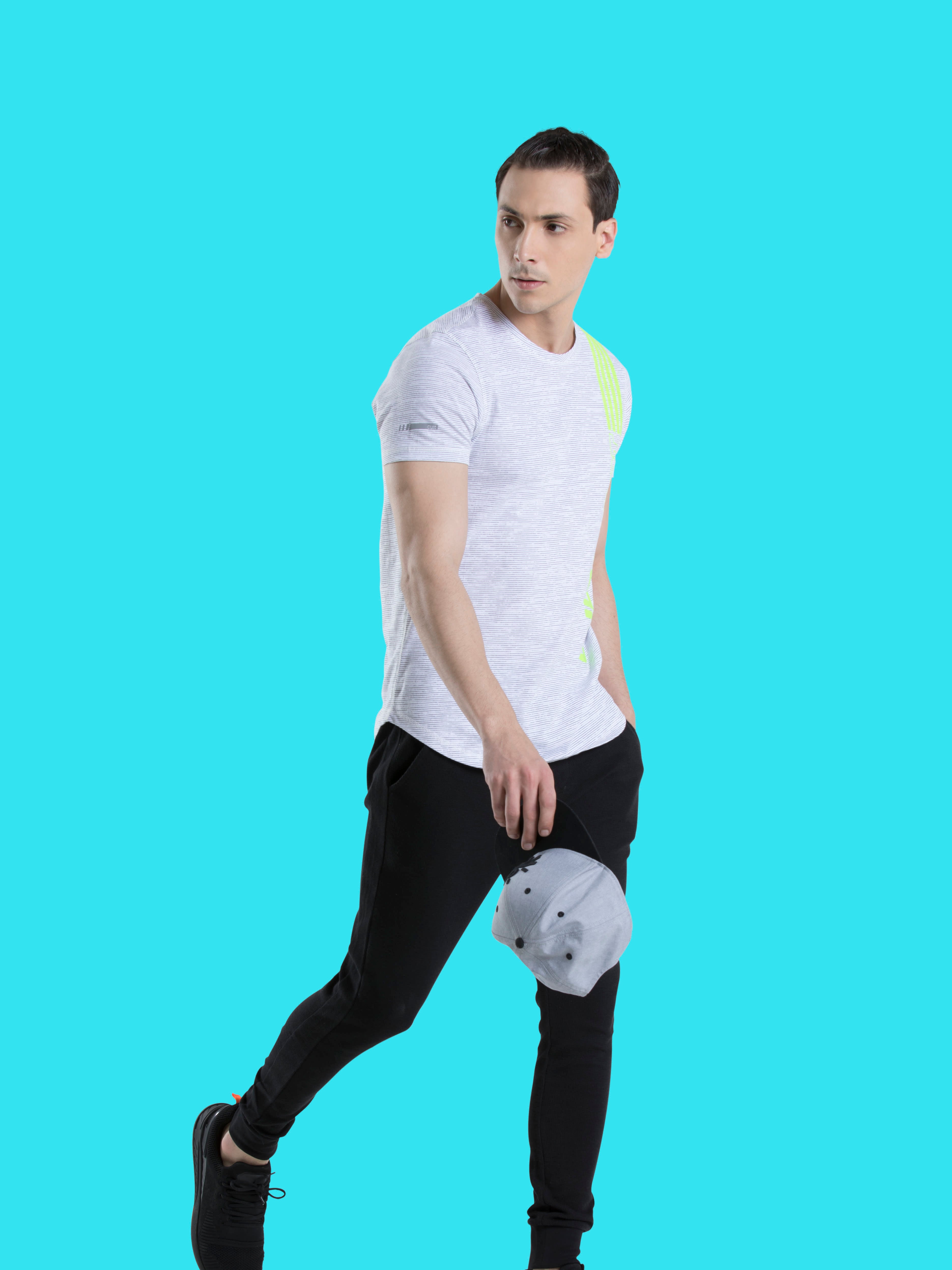 Neon Radiance White Street Tee