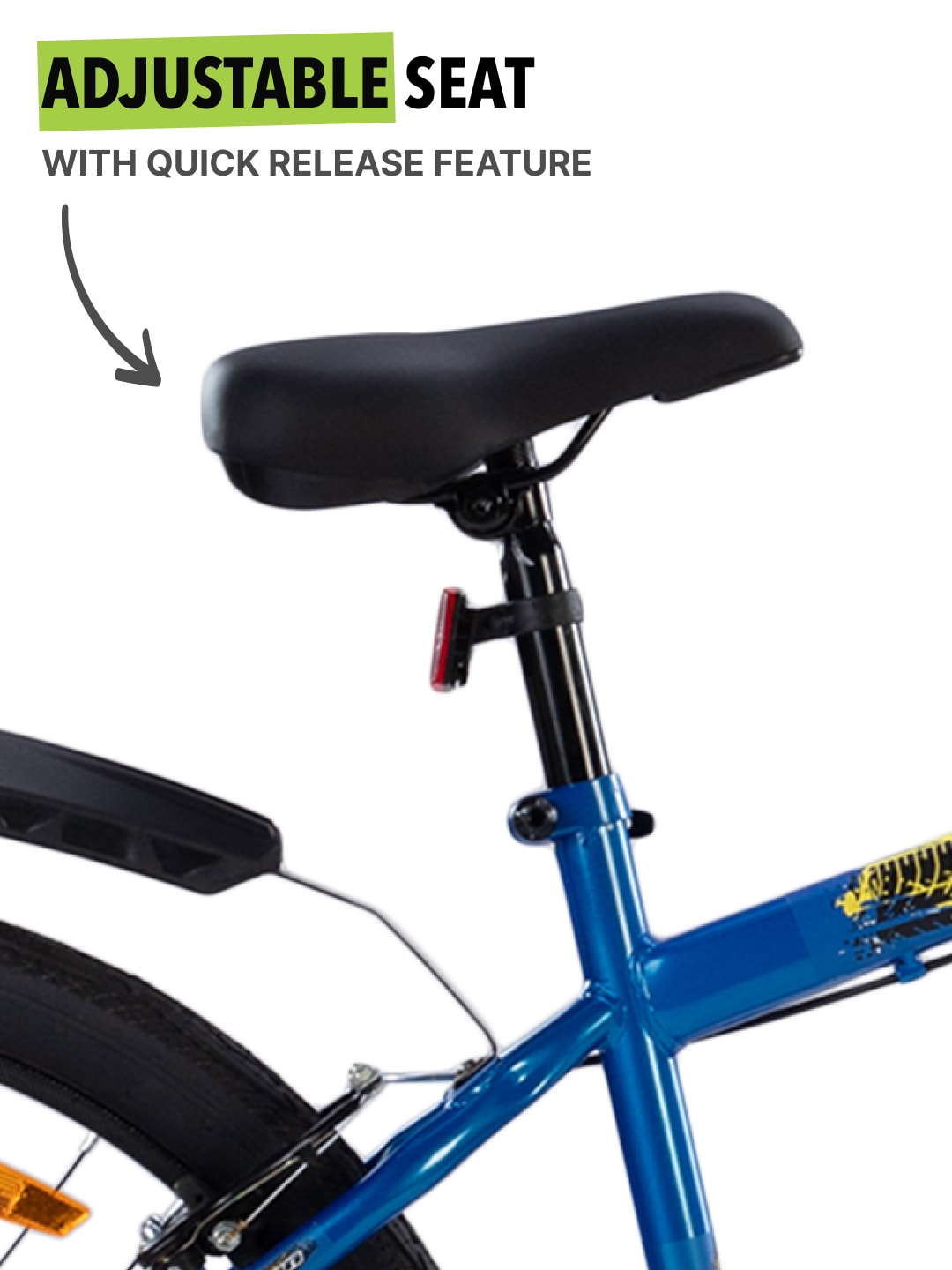 ROKKPRO26TBLUE Steel Single Speed 26 inch Mountain Cycle with Single Wall Rim and Rigid Fork