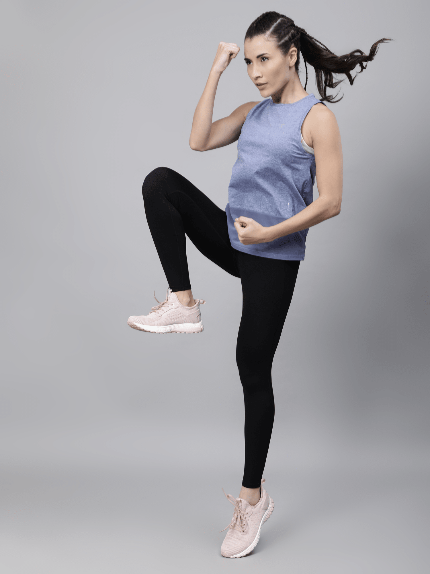 Knockout Mesh Panel Tank Top