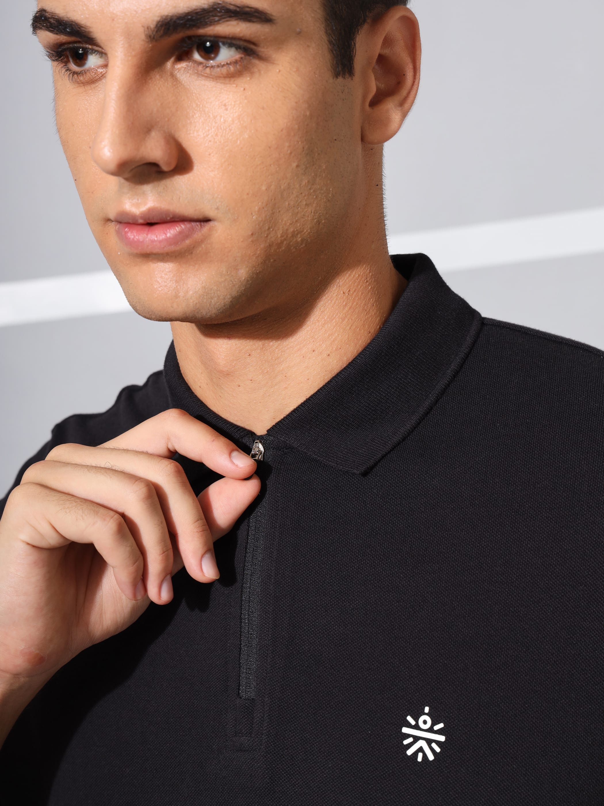 Solid Performance Polo T-shirt
