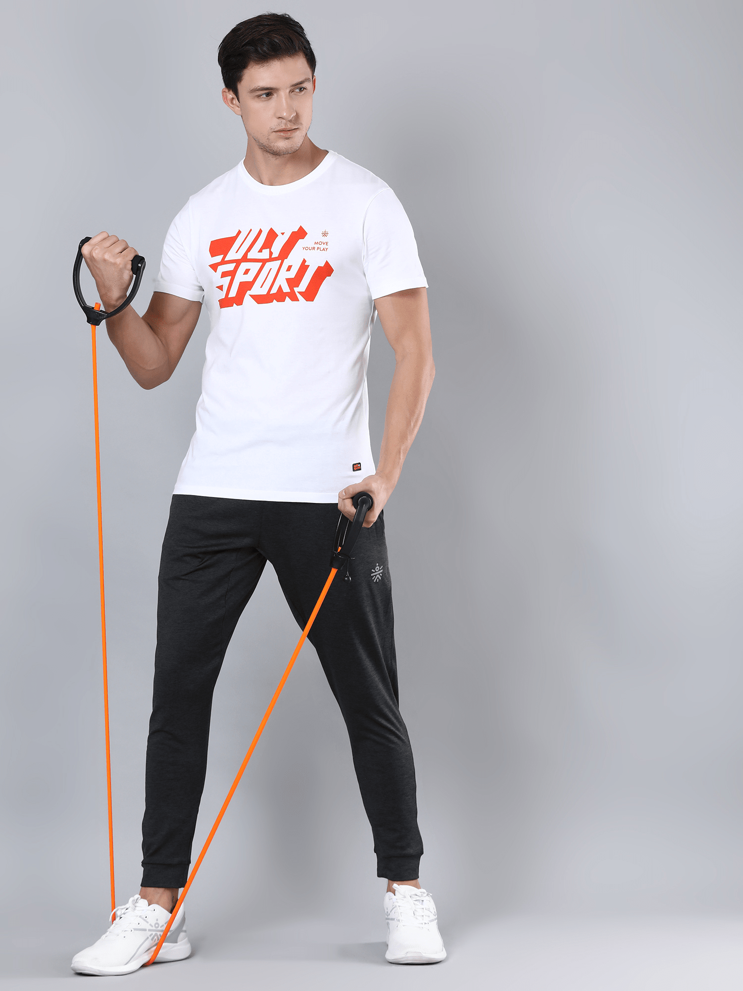 Flydry Cotton DimeWhite Workout Tee