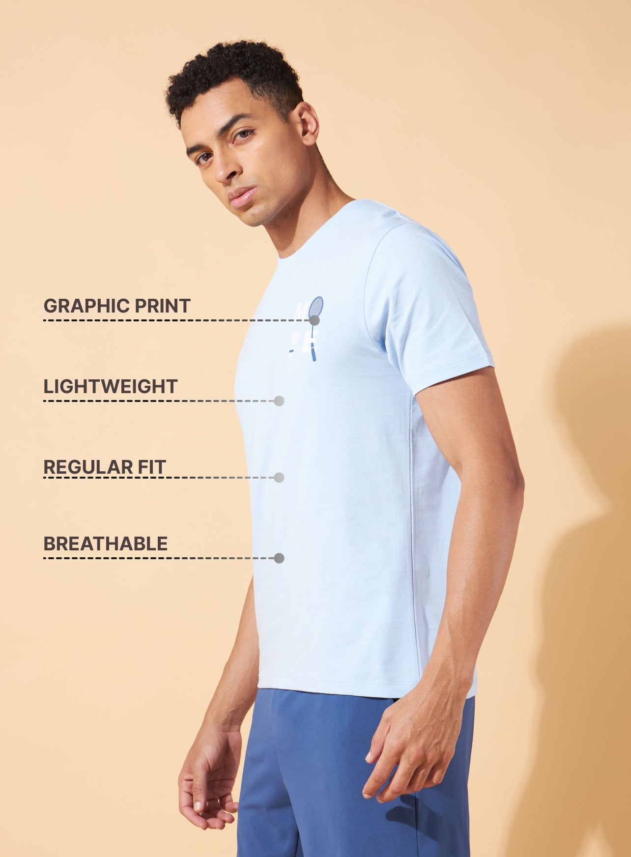 Move Print Court Side T-shirt