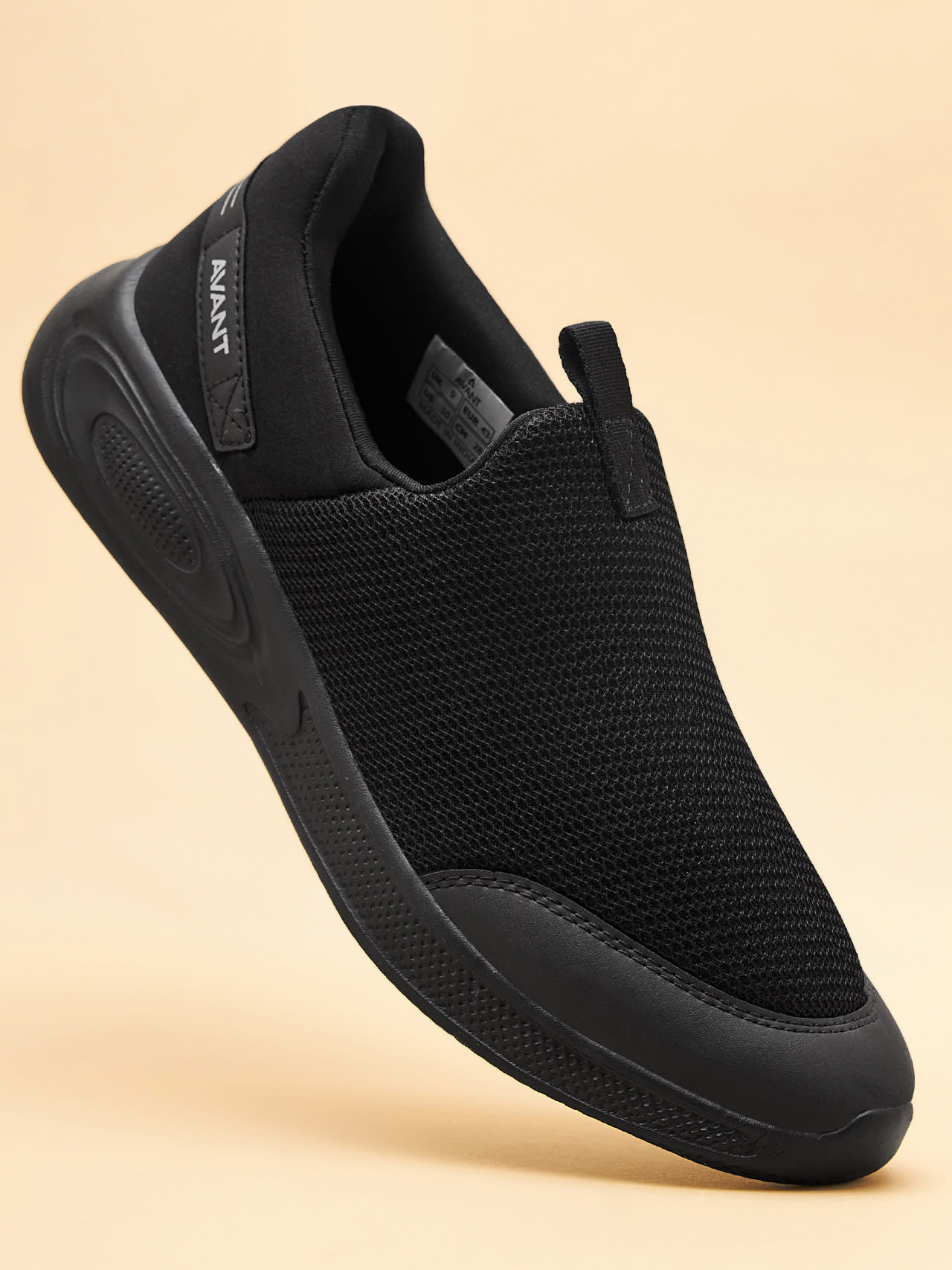 Avant Men's Comfit Slip-On Walking Shoes - Black
