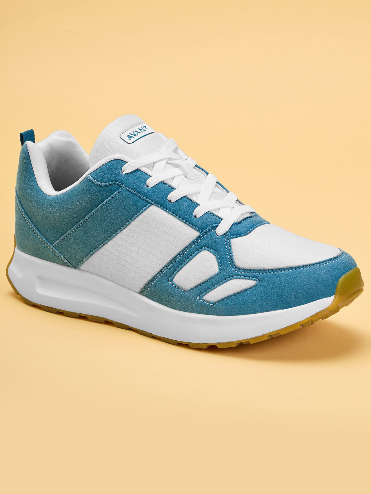 Avant Men's Waffle Pro Sneaker Shoes-Sea Green / White