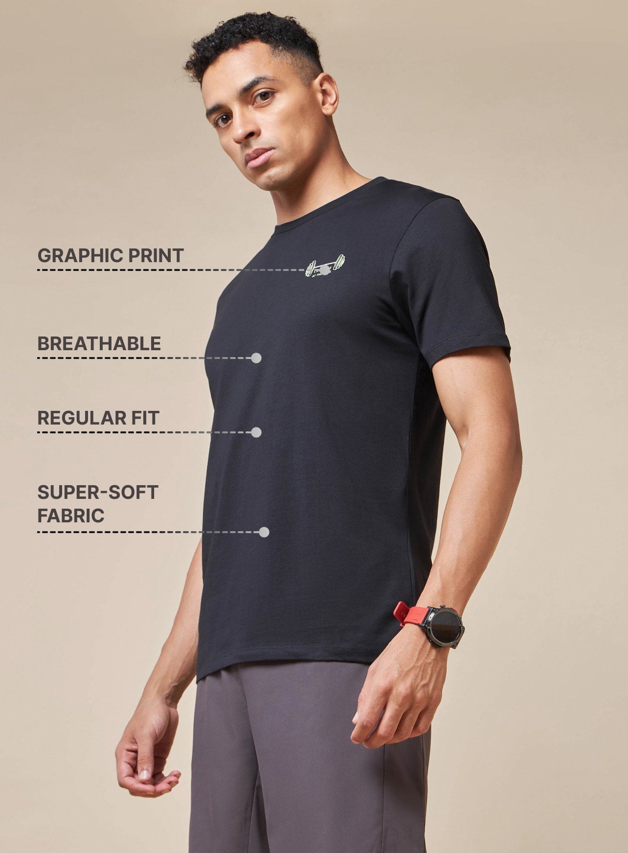 Catch Me At The Bars Miniature Print T-shirt