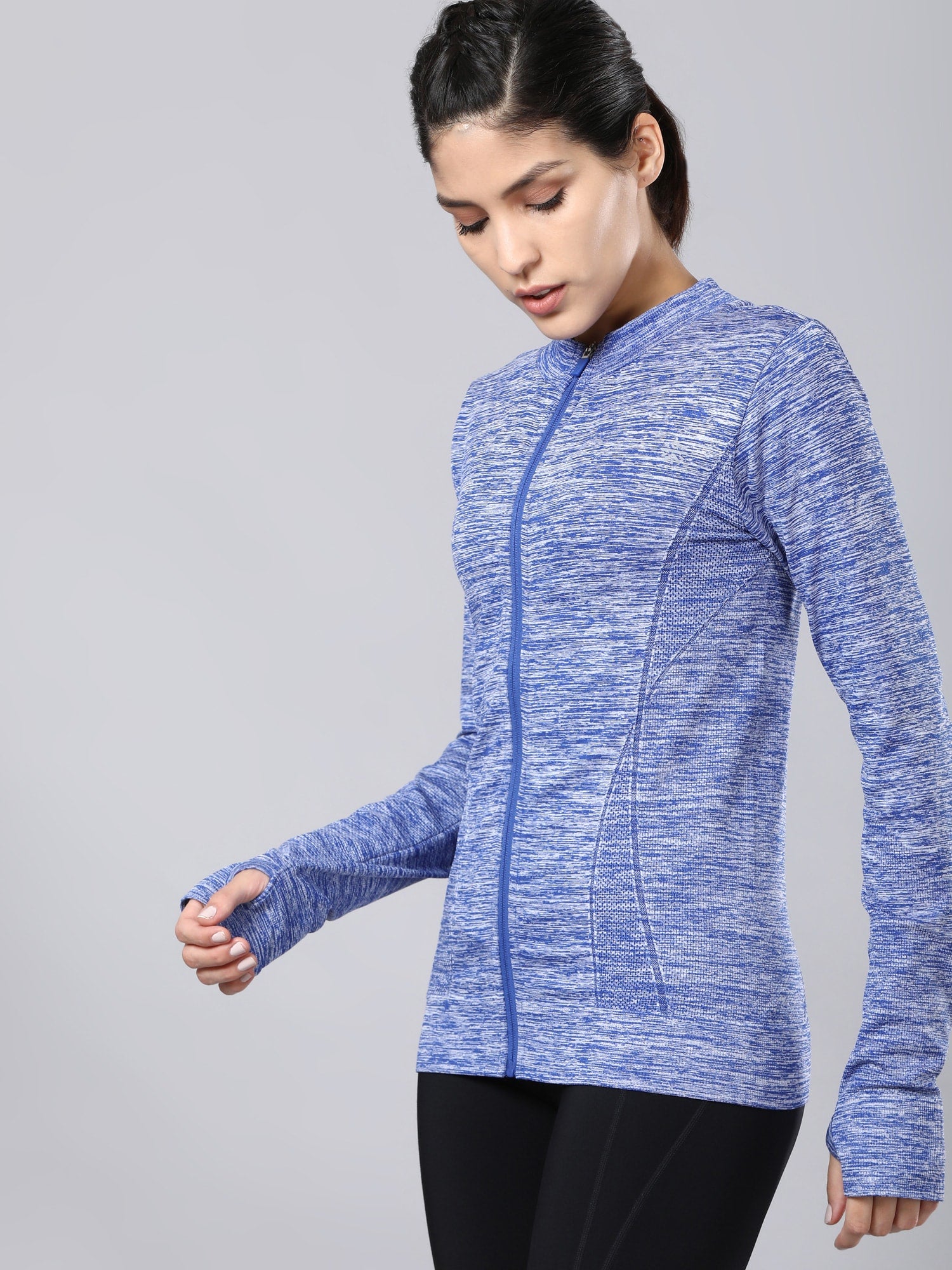 Signature Seamless Blue Sweatshirt