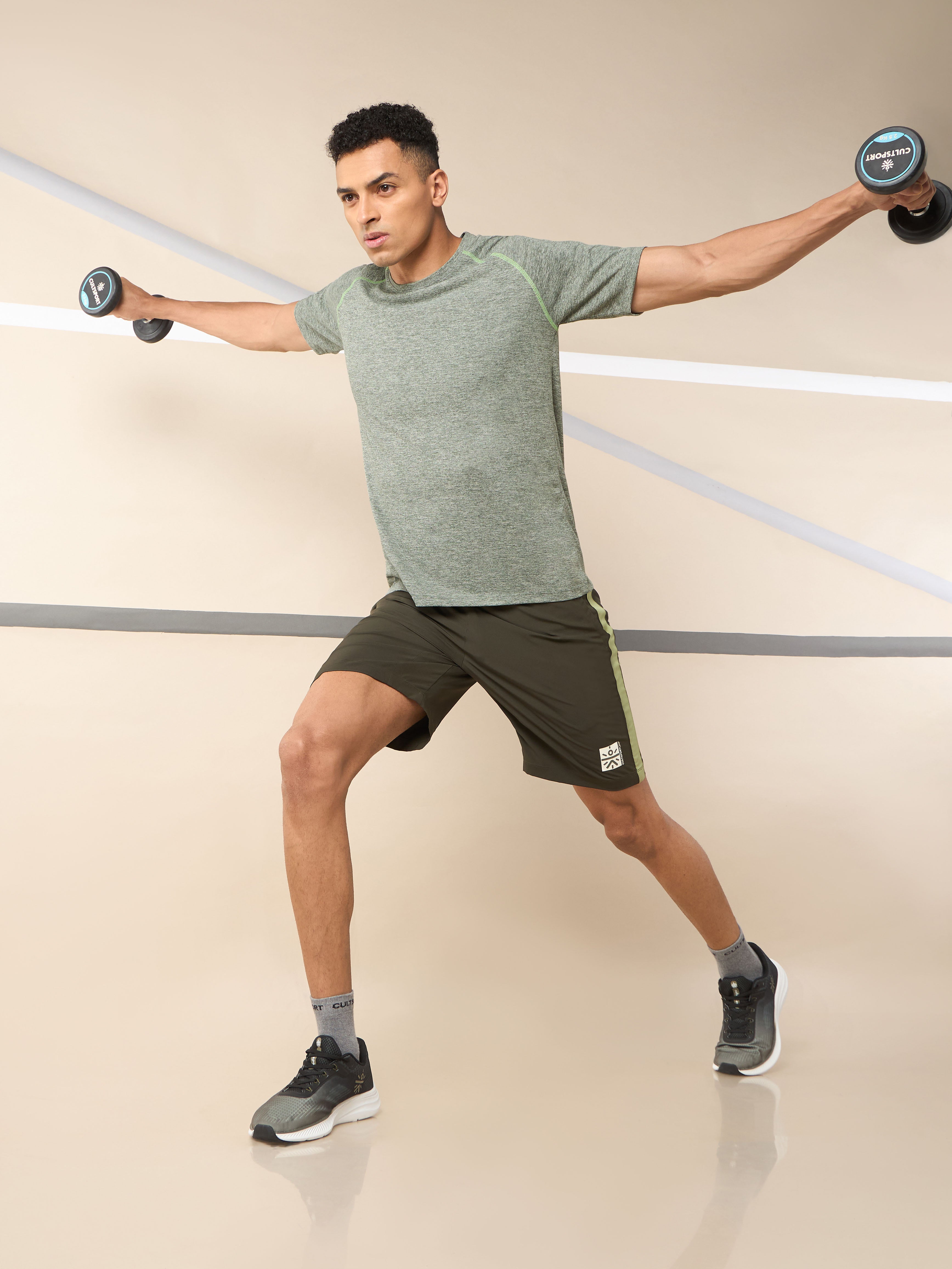 Men's Flex Olive Comfortech T-shirt